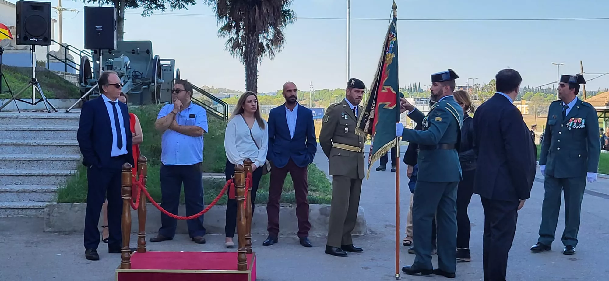 Festividad de la Virgen del Pilar en el Acuartelamiento Alcoraz de la Guardia Civil en Huesca