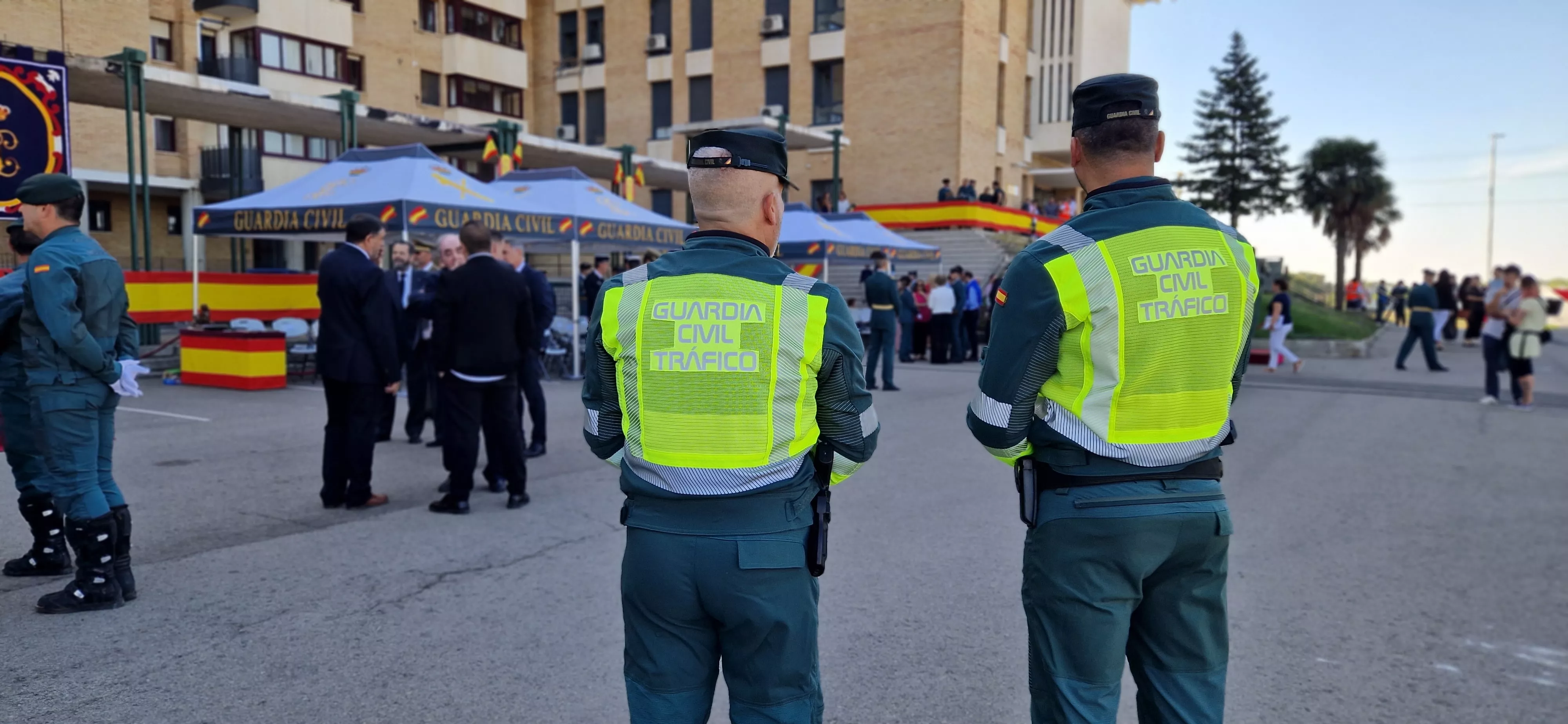 Festividad de la Virgen del Pilar en el Acuartelamiento Alcoraz de la Guardia Civil en Huesca. Foto Myriam Martínez