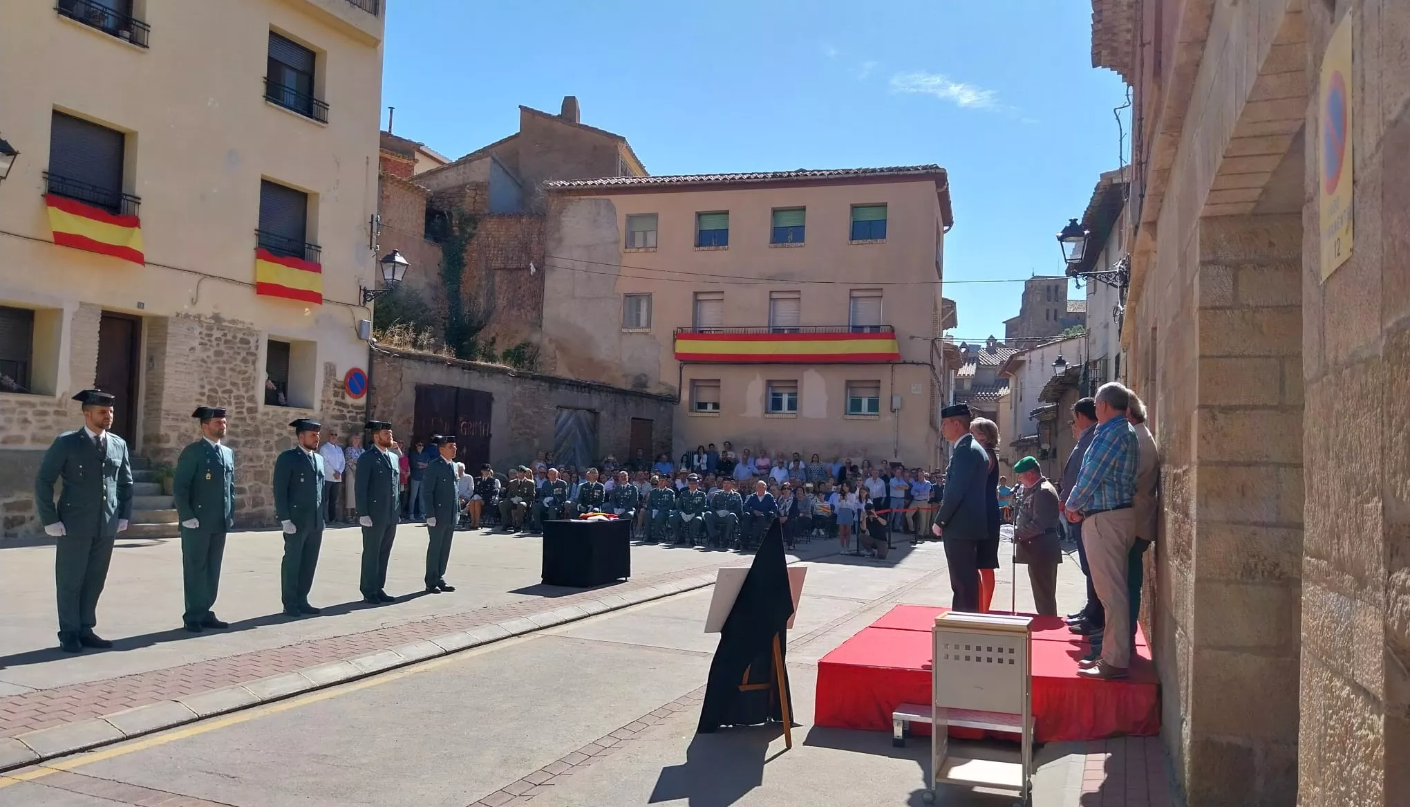 Festividad de la Guardia Civil en Bolea