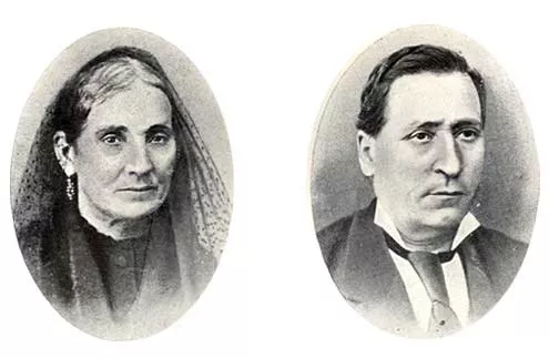 1.Antonia Cajal y Justo Ramón , padres de Cajal 1.Antonia Cajal y Justo Ramón , padres de Cajal