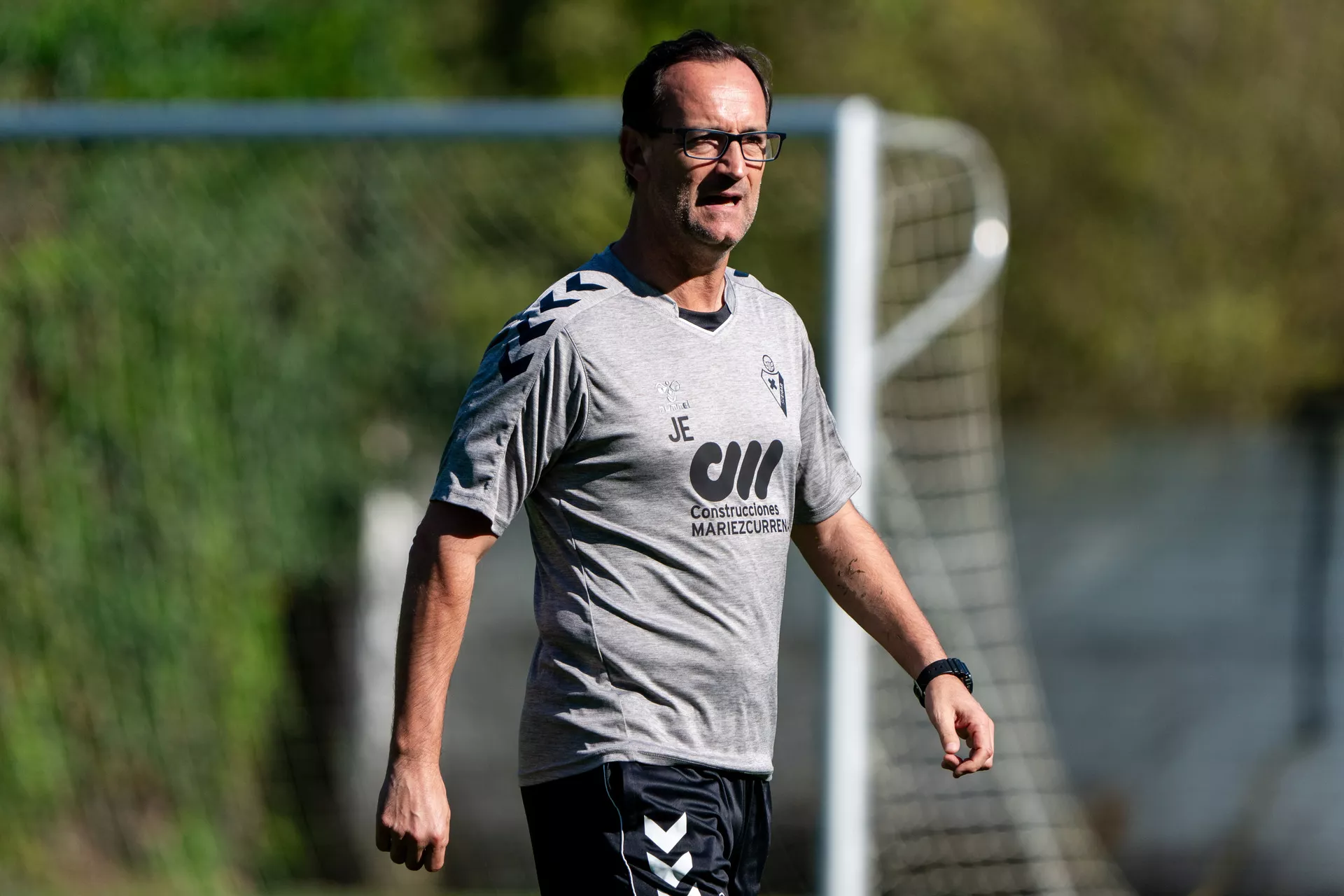 Joseba Etxeberría, entrenador del Eibar. Joseba Etxeberría, entrenador del Eibar.