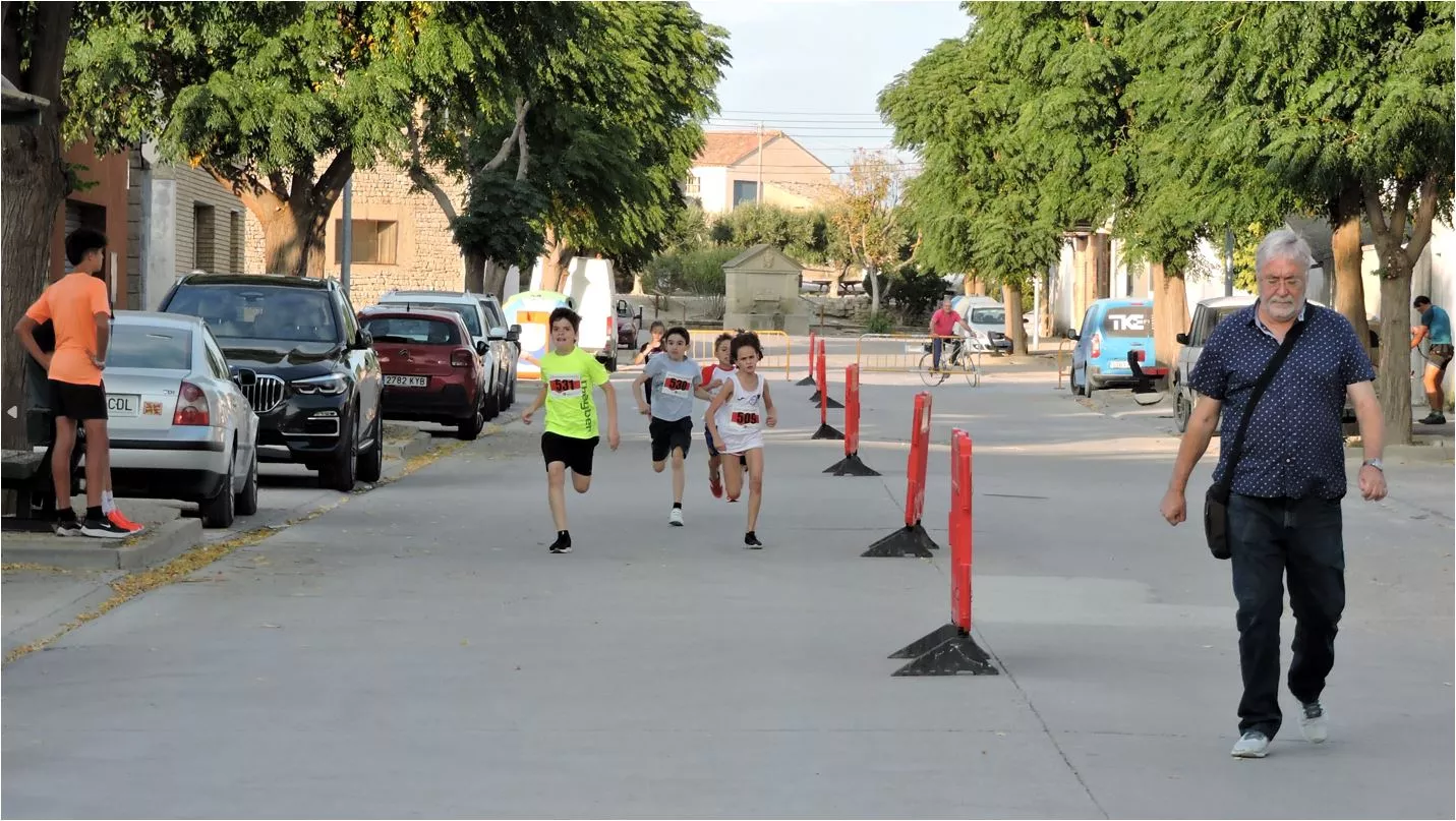 Carrera infantil hasta 11 años. Llegando a meta
