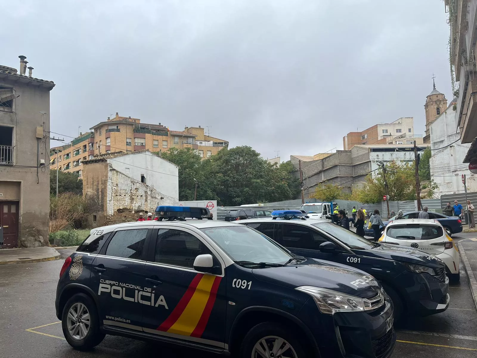 Preparativos para desamiantar el edificio de San Félix y San Voto