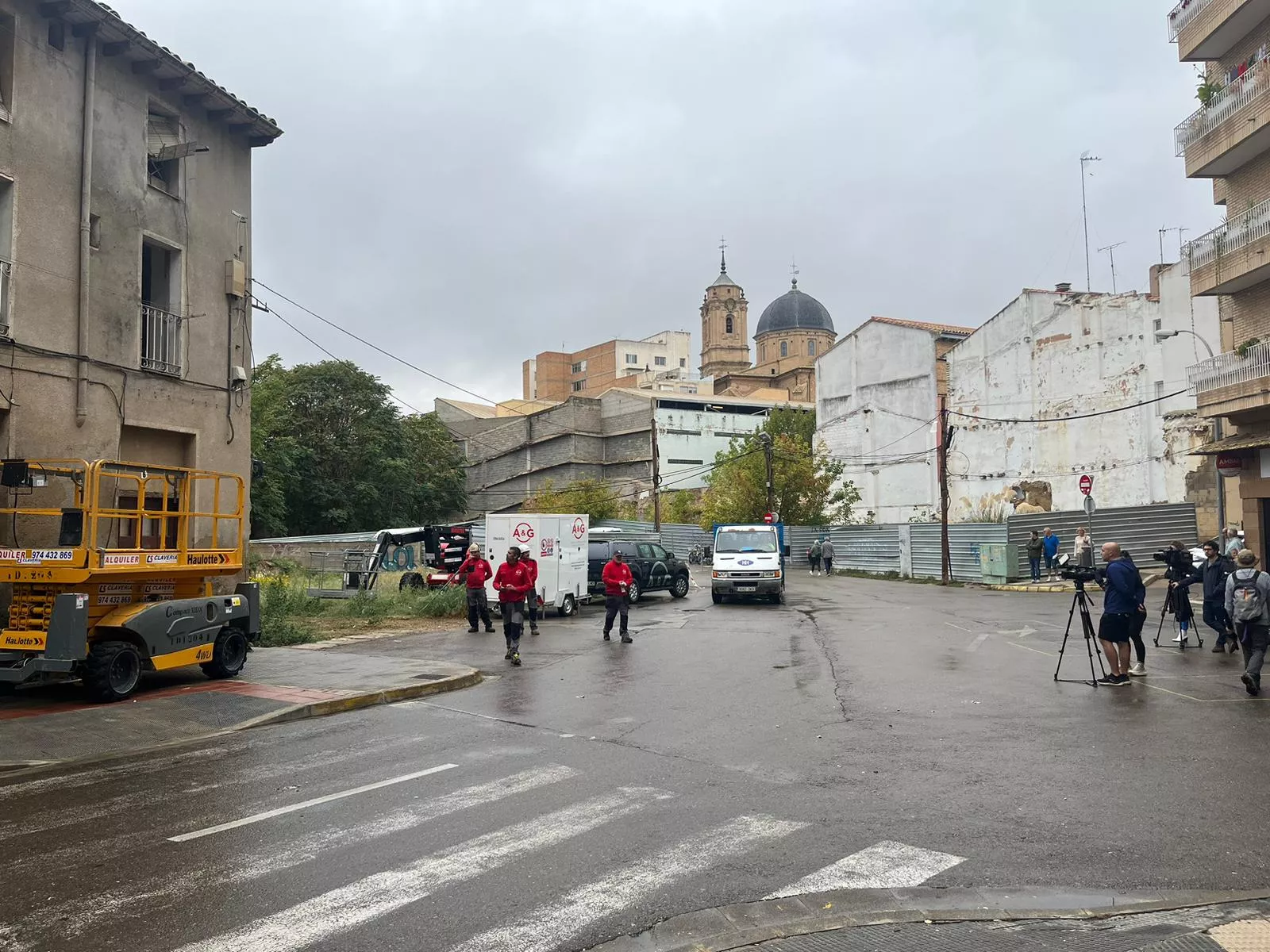 Preparativos para desamiantar el edificio de San Félix y San Voto