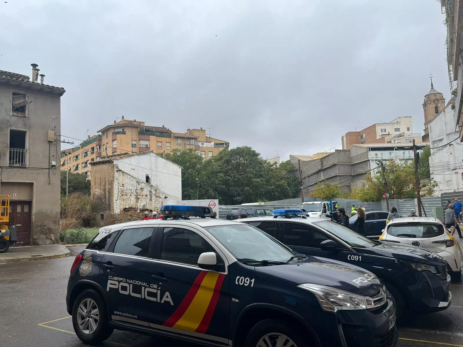 Preparativos para desamiantar el edificio de San Félix y San Voto