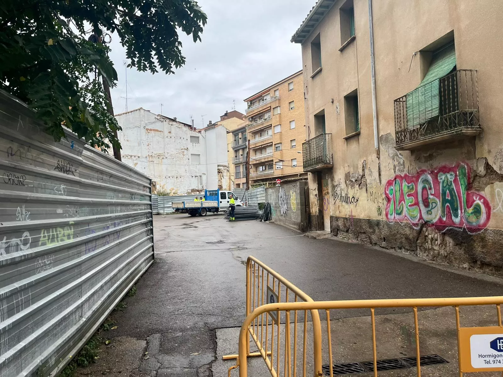 Preparativos para desamiantar el edificio de San Félix y San Voto