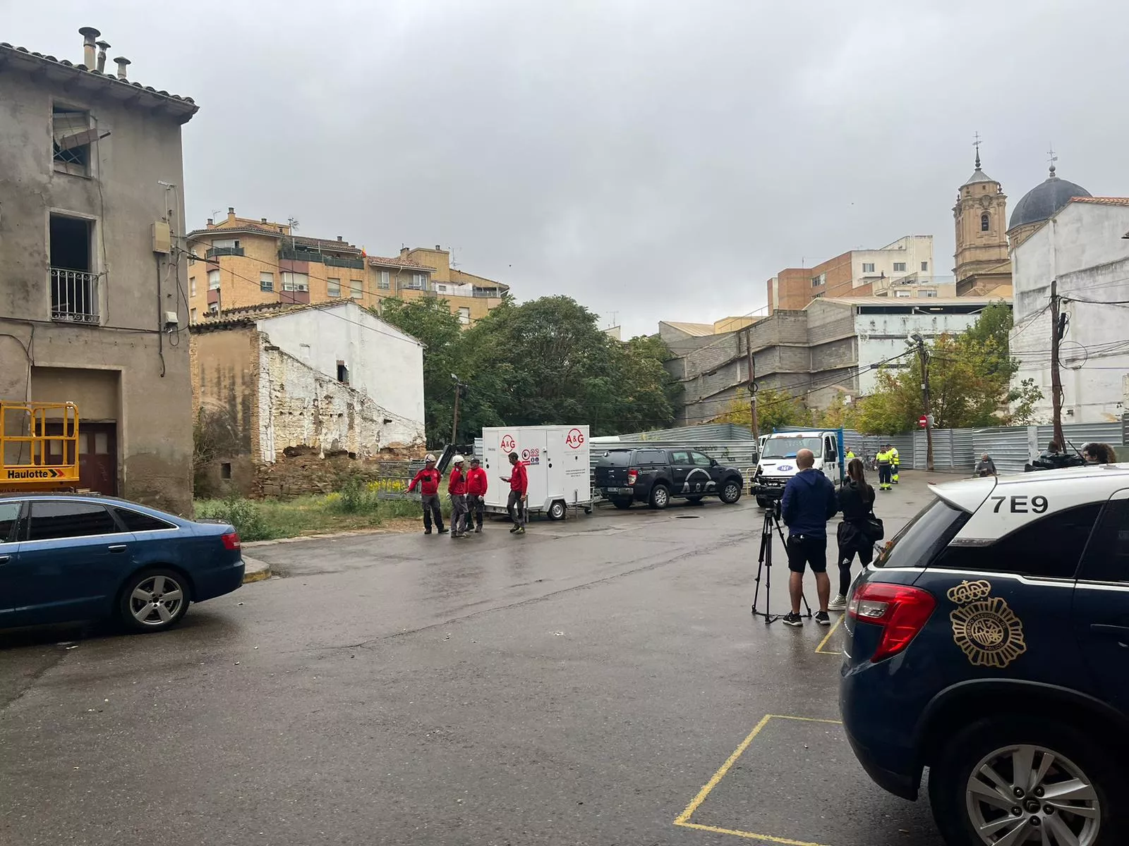 Preparativos para desamiantar el edificio de San Félix y San Voto