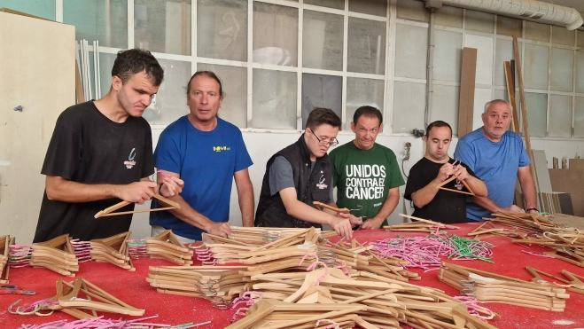 La Asociación Down Huesca también colabora con este proyecto. Foto Myriam Martínez La Asociación Down Huesca también colabora con este proyecto. Foto Myriam Martínez