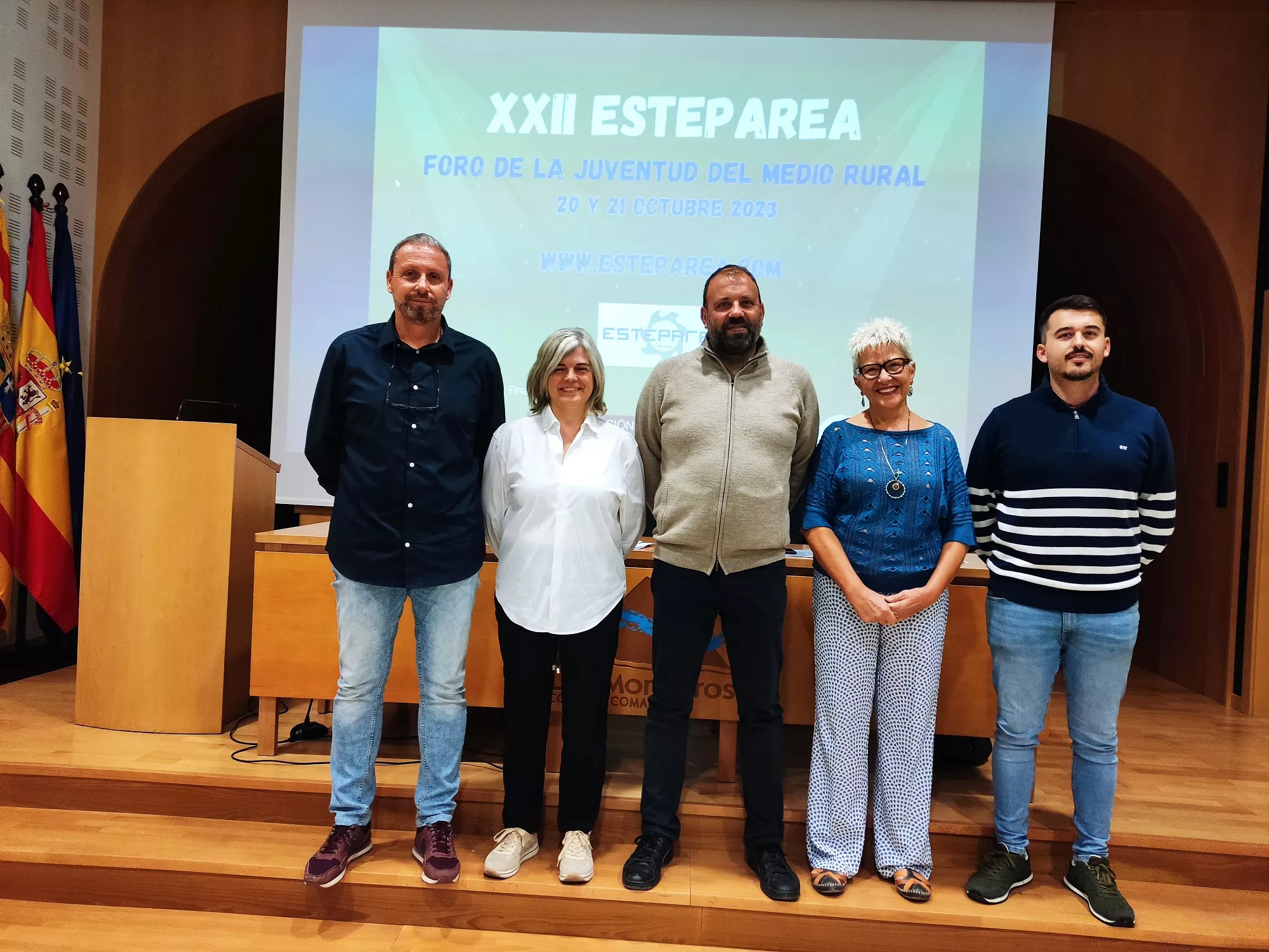 Participantes en la presentación de Esteparea 2023.