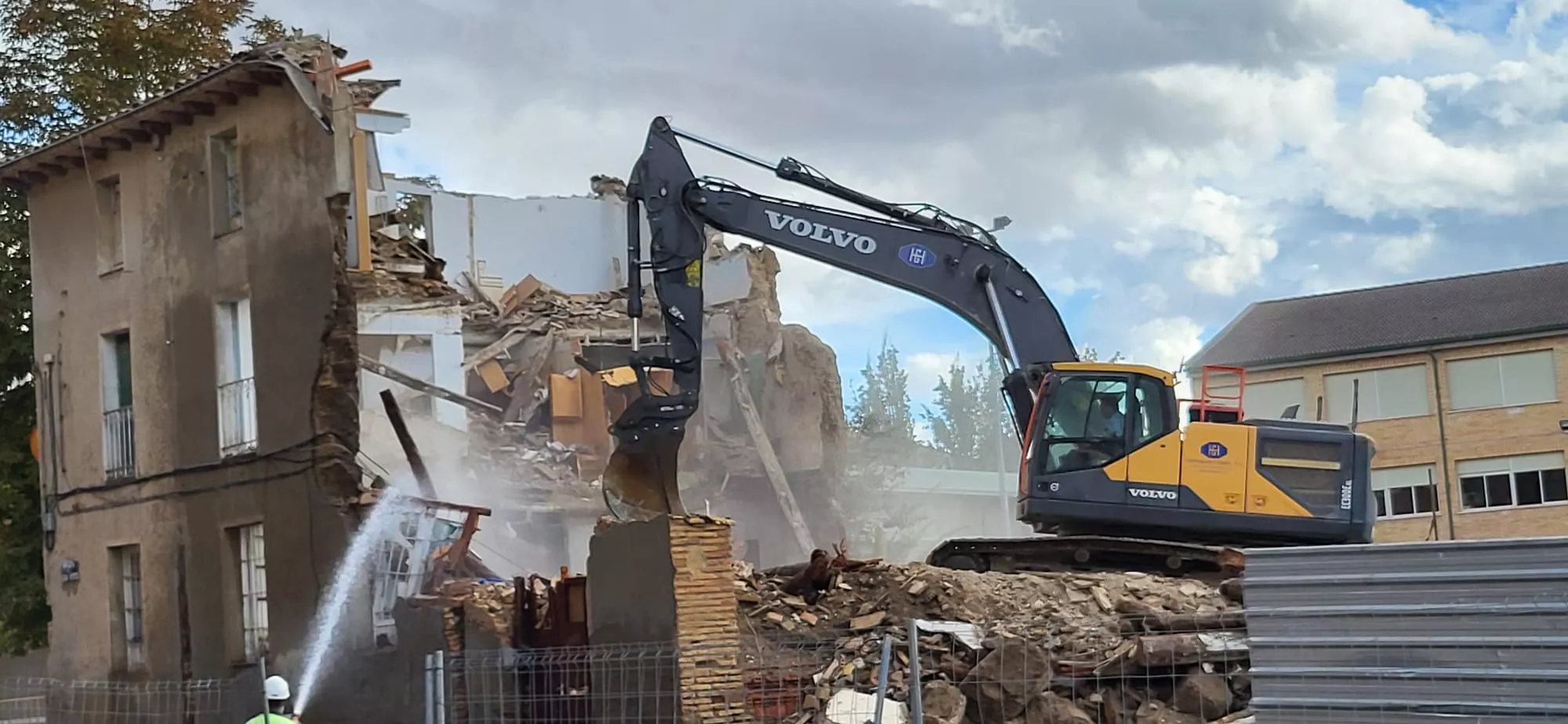Final de la demolición en San Voto