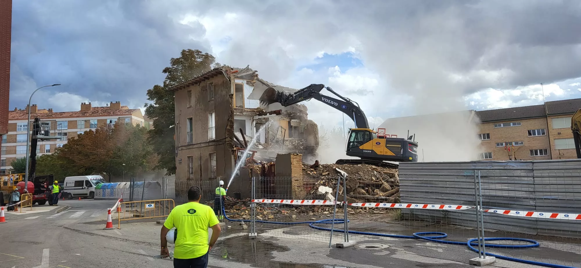Final de la demolición en San Voto