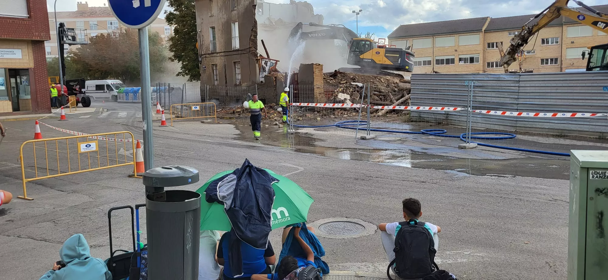 Final de la demolición en San Voto