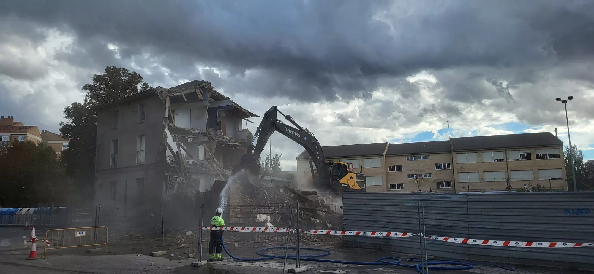 Final de la demolición en San Voto