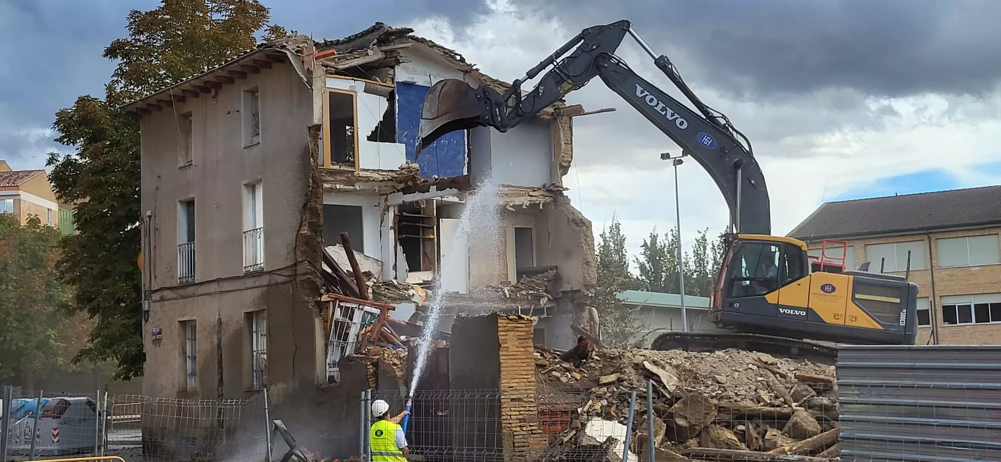 Final de la demolición en San Voto
