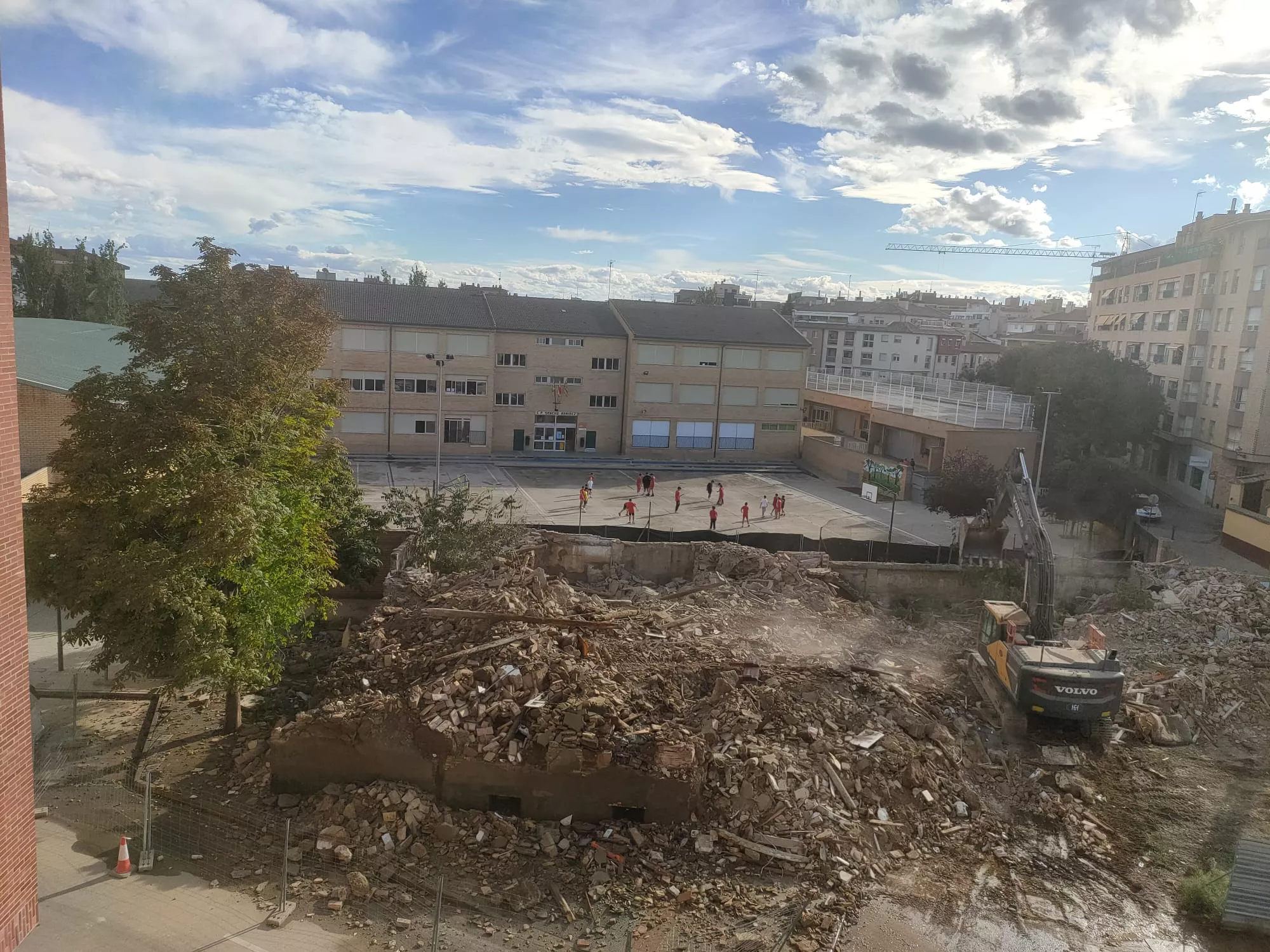 Todo demolido. Foto Adolfo Lacasa