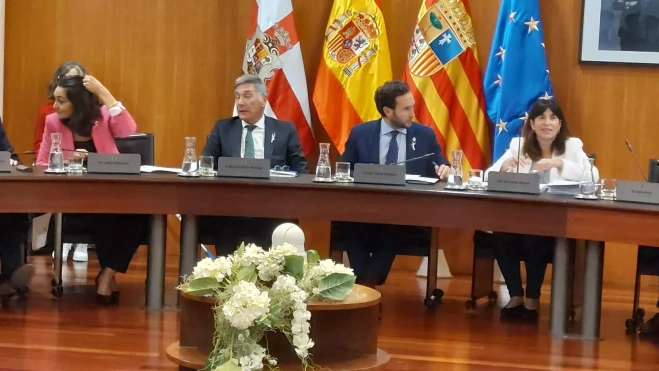 El presidente Claver ha felicitado al GREIM. Foto J.G.A. El presidente Claver ha felicitado al GREIM. Foto J.G.A.