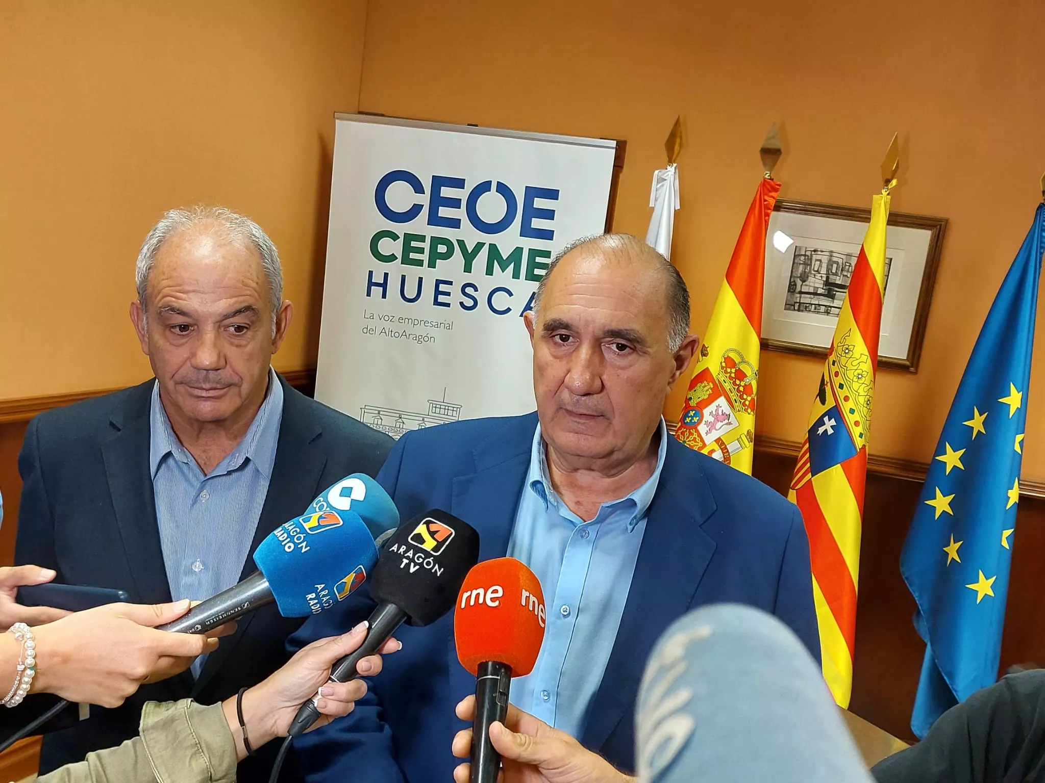 Reunión de CEOE Aragón y Ceoe-Cepyme Huesca