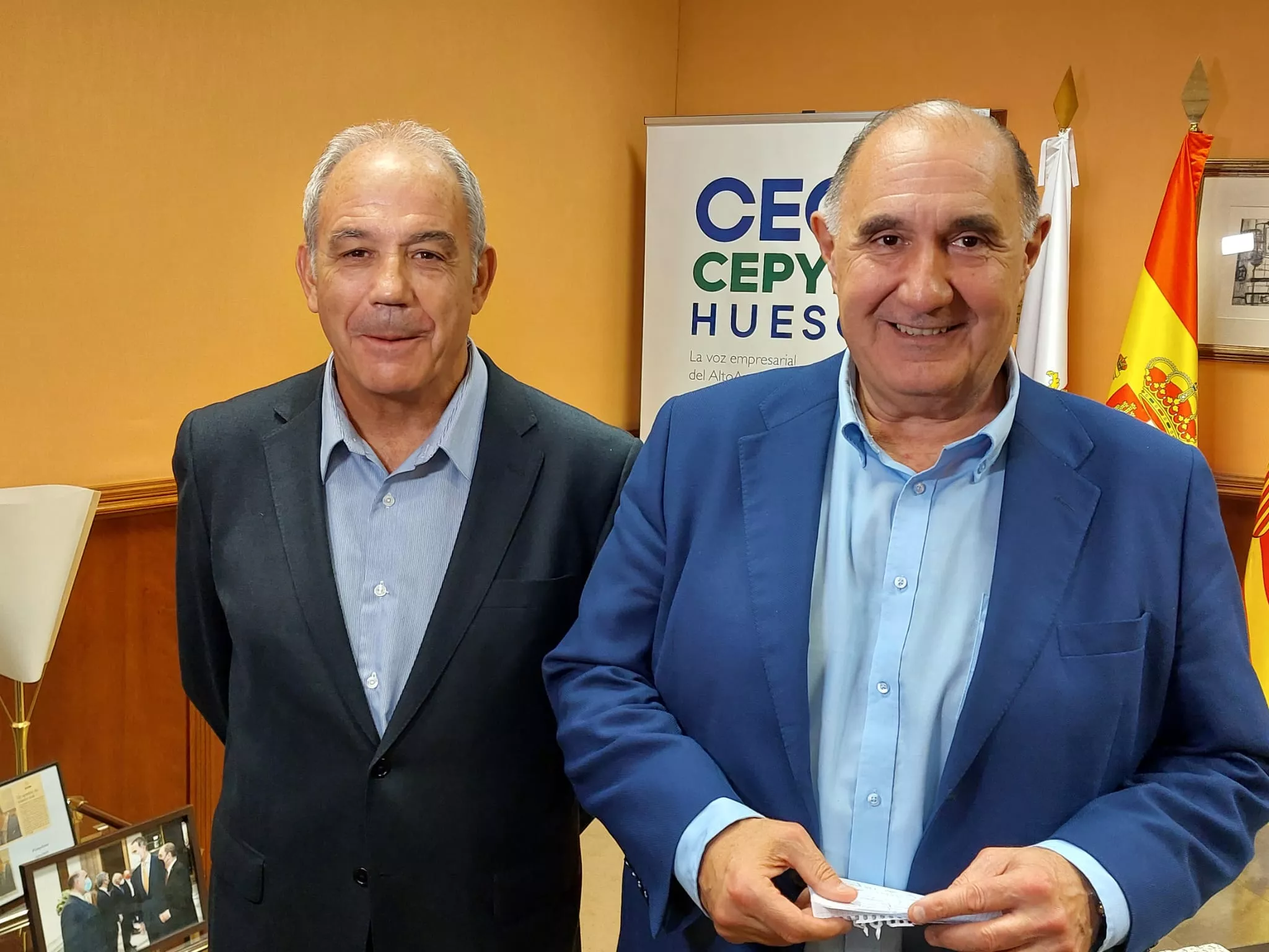 Reunión de CEOE Aragón y Ceoe-Cepyme Huesca