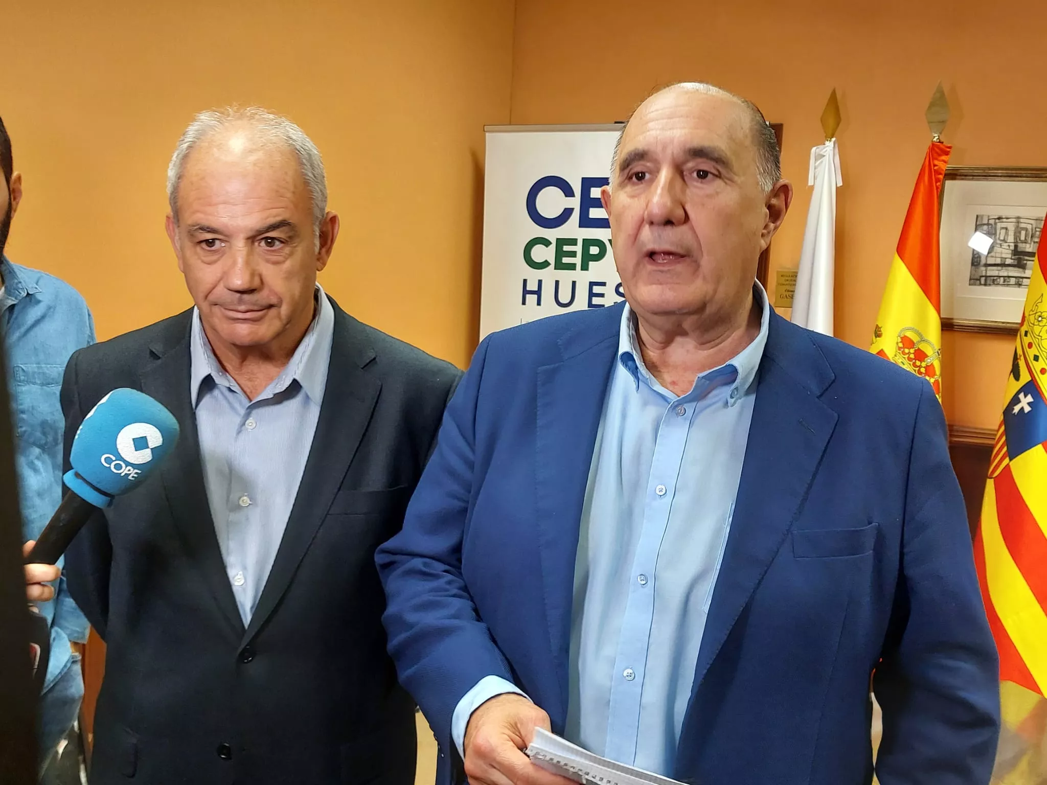 Reunión de CEOE Aragón y Ceoe-Cepyme Huesca