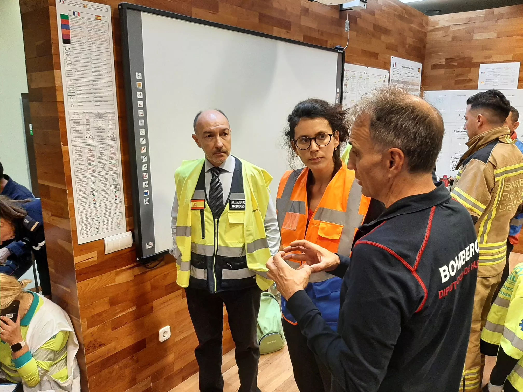 Simulacro anual del túnel del Somport.