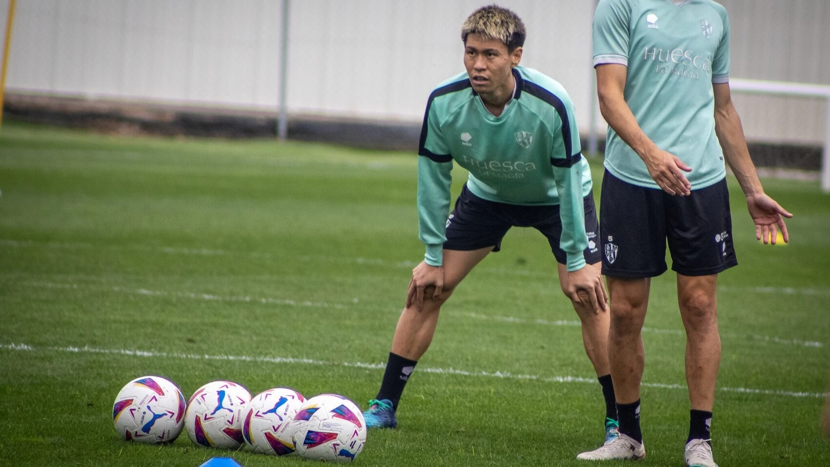 Kento Hashimoto espera dar lo máximo en el Huesca. Foto: SD Huesca.