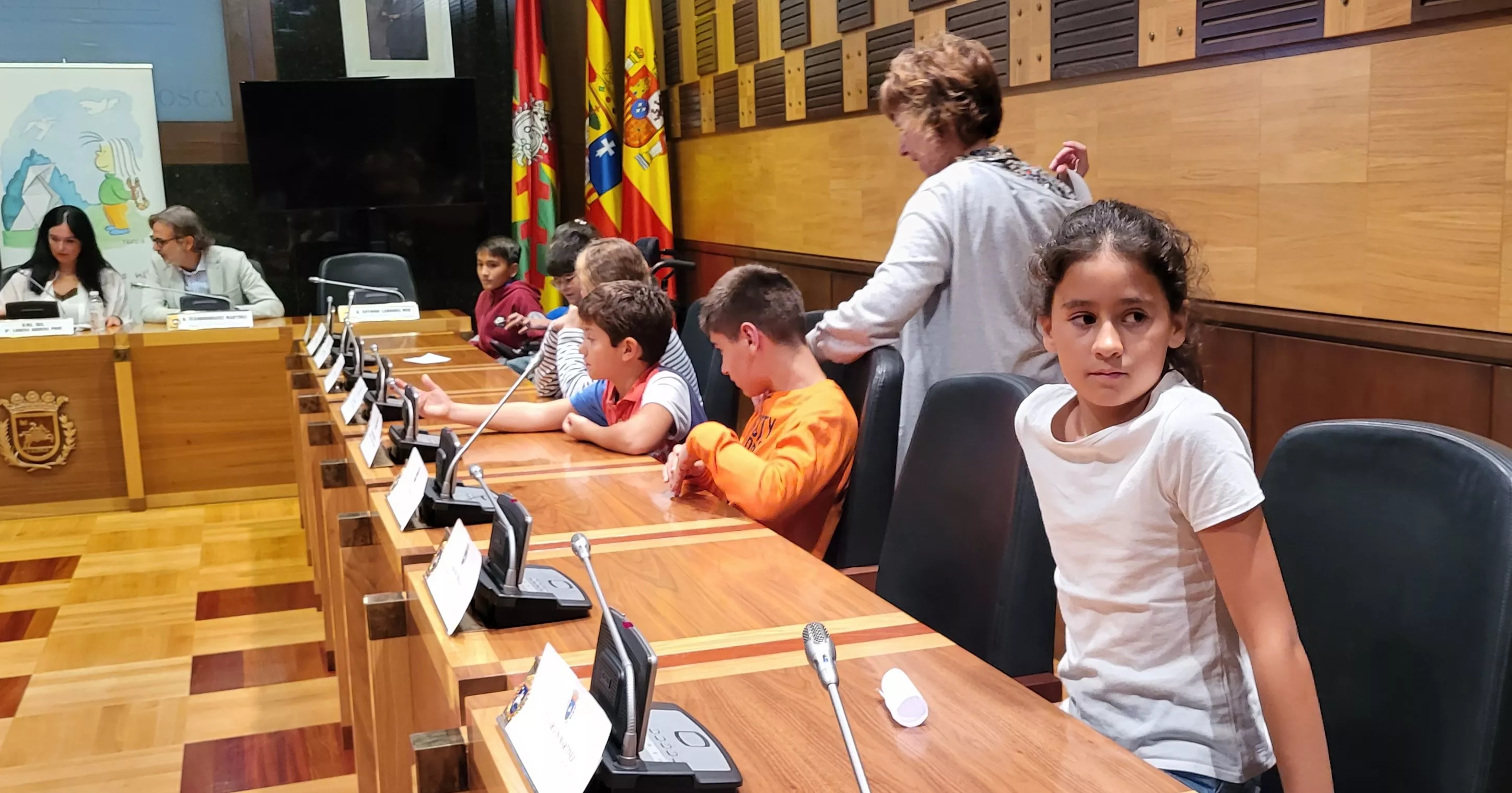 Constitución de la Ciudad de las Niñas y los Niños de Huesca. Foto: Mercedes Manterola