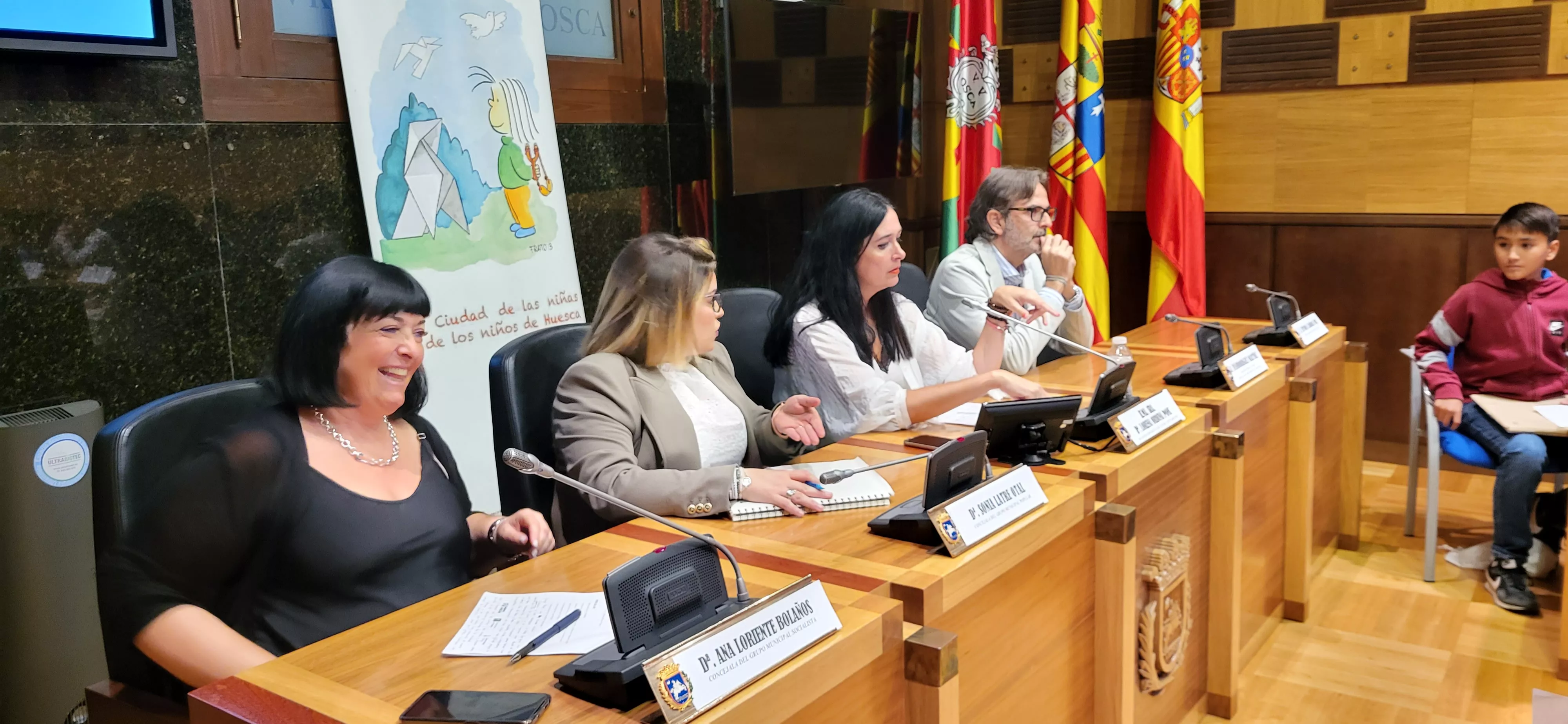 Constitución de la Ciudad de las Niñas y los Niños de Huesca. Foto: Mercedes Manterola