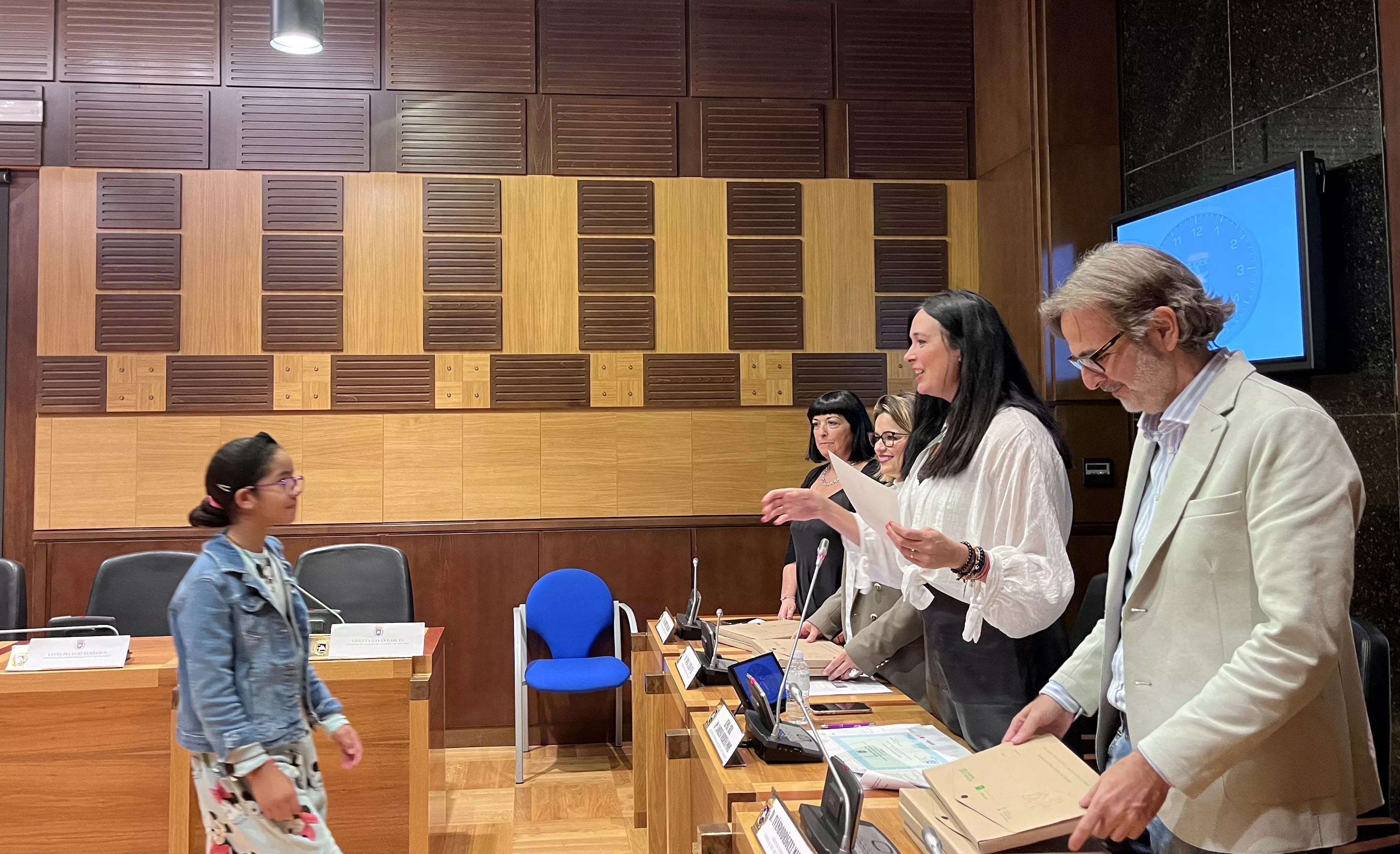 Constitución de la Ciudad de las Niñas y los Niños de Huesca. Foto: Mercedes Manterola