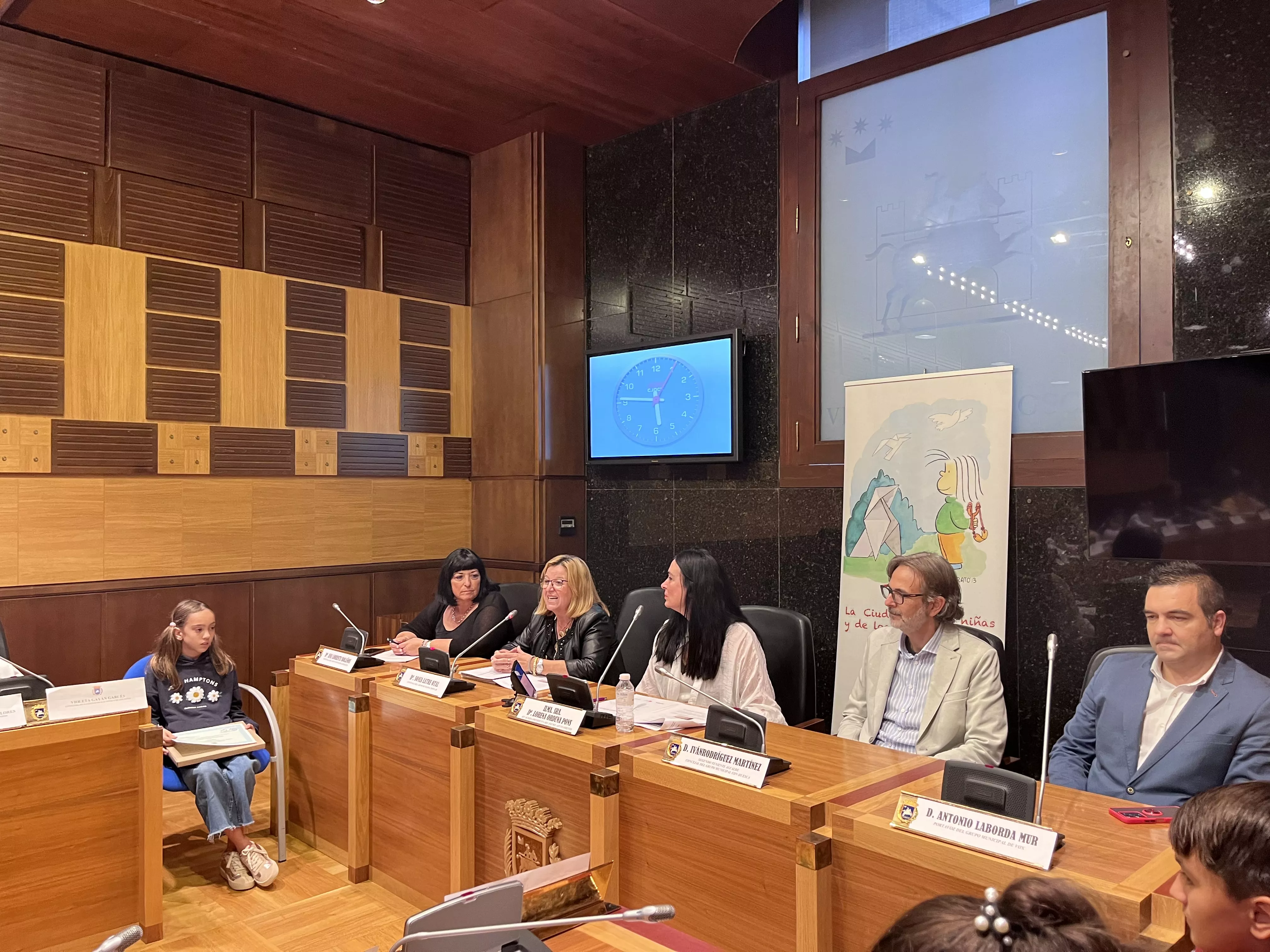 Constitución de la Ciudad de las Niñas y los Niños de Huesca. Foto: Mercedes Manterola