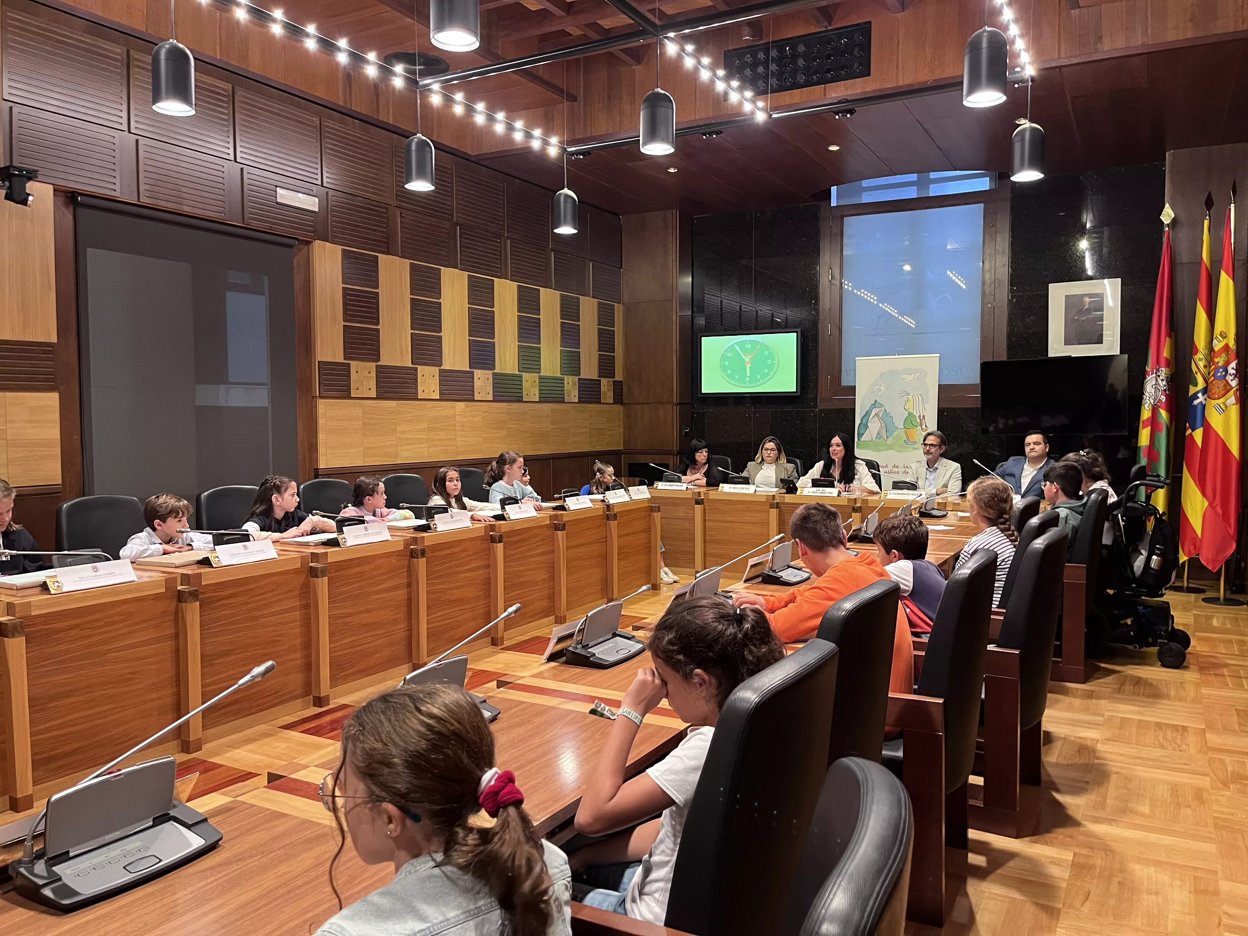 Constitución de la Ciudad de las Niñas y los Niños de Huesca. Foto: Mercedes Manterola