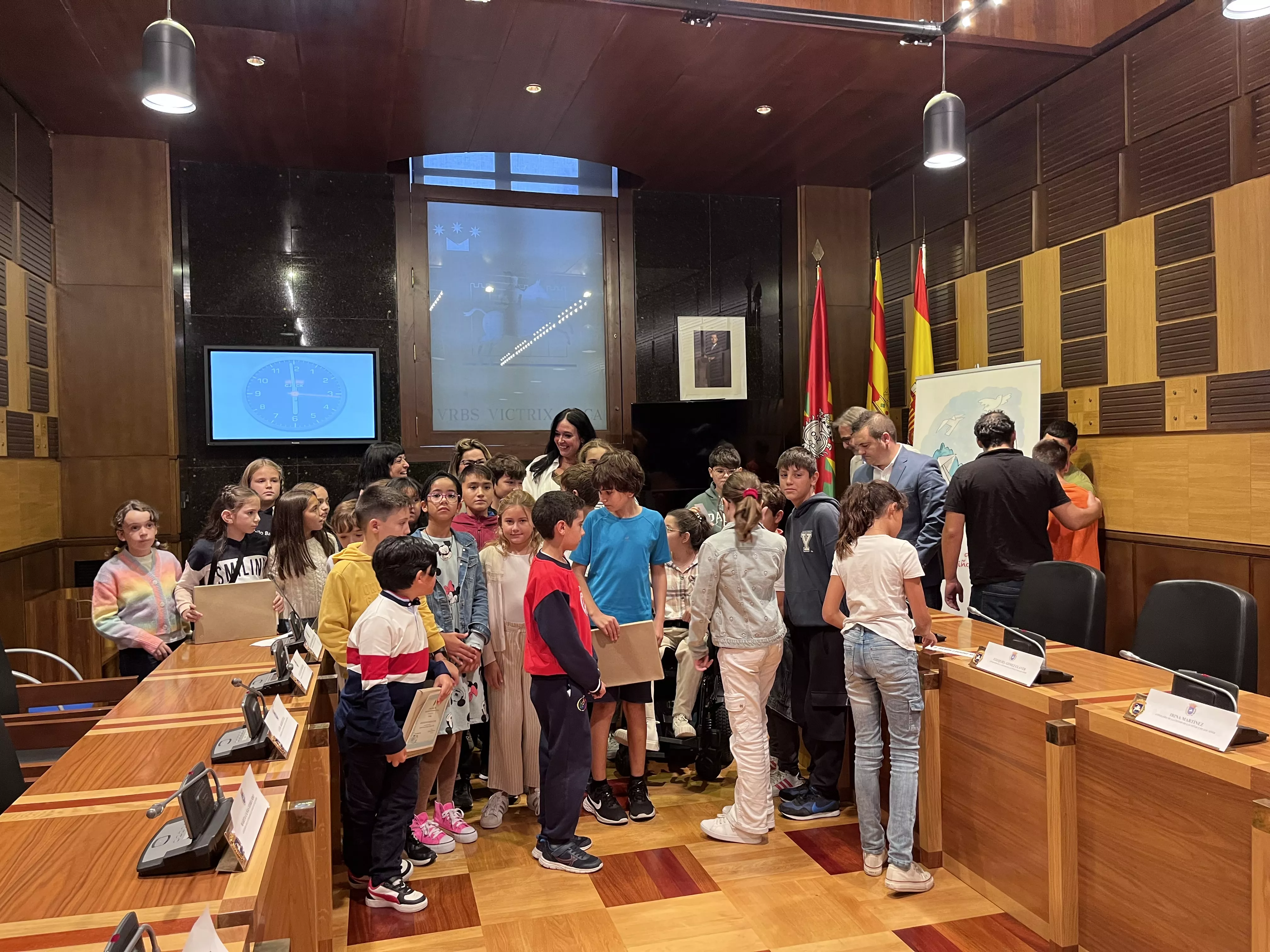 Constitución de la Ciudad de las Niñas y los Niños de Huesca. Foto: Mercedes Manterola
