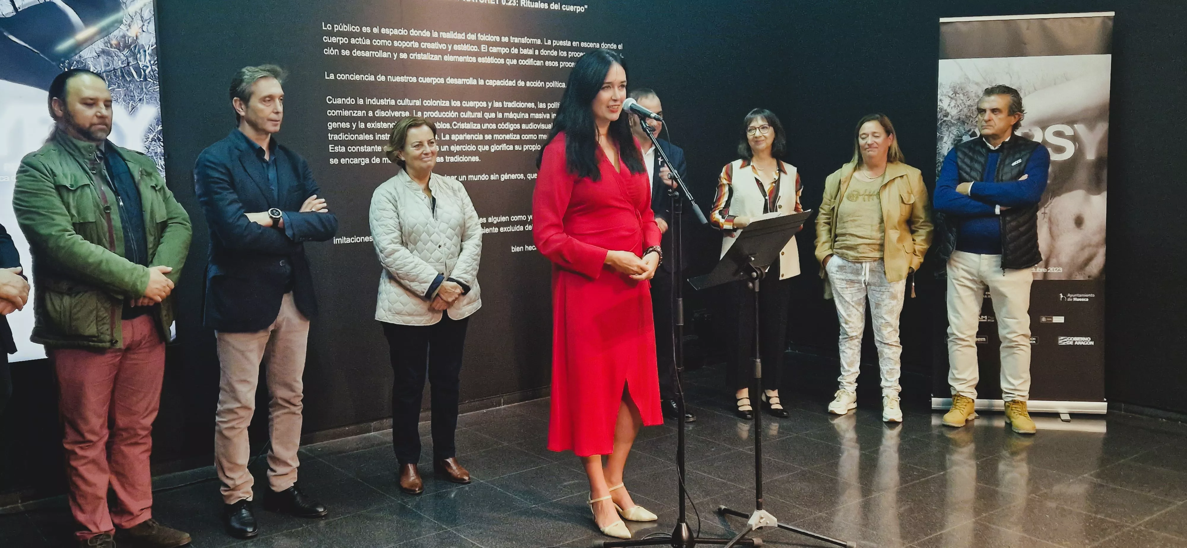 Lorena Orduna, en la inauguración del Periferias Gypsy 2023. Foto Myriam Martínez