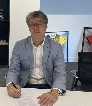 Pachi Giné, presidente del Club Balonmano Huesca.