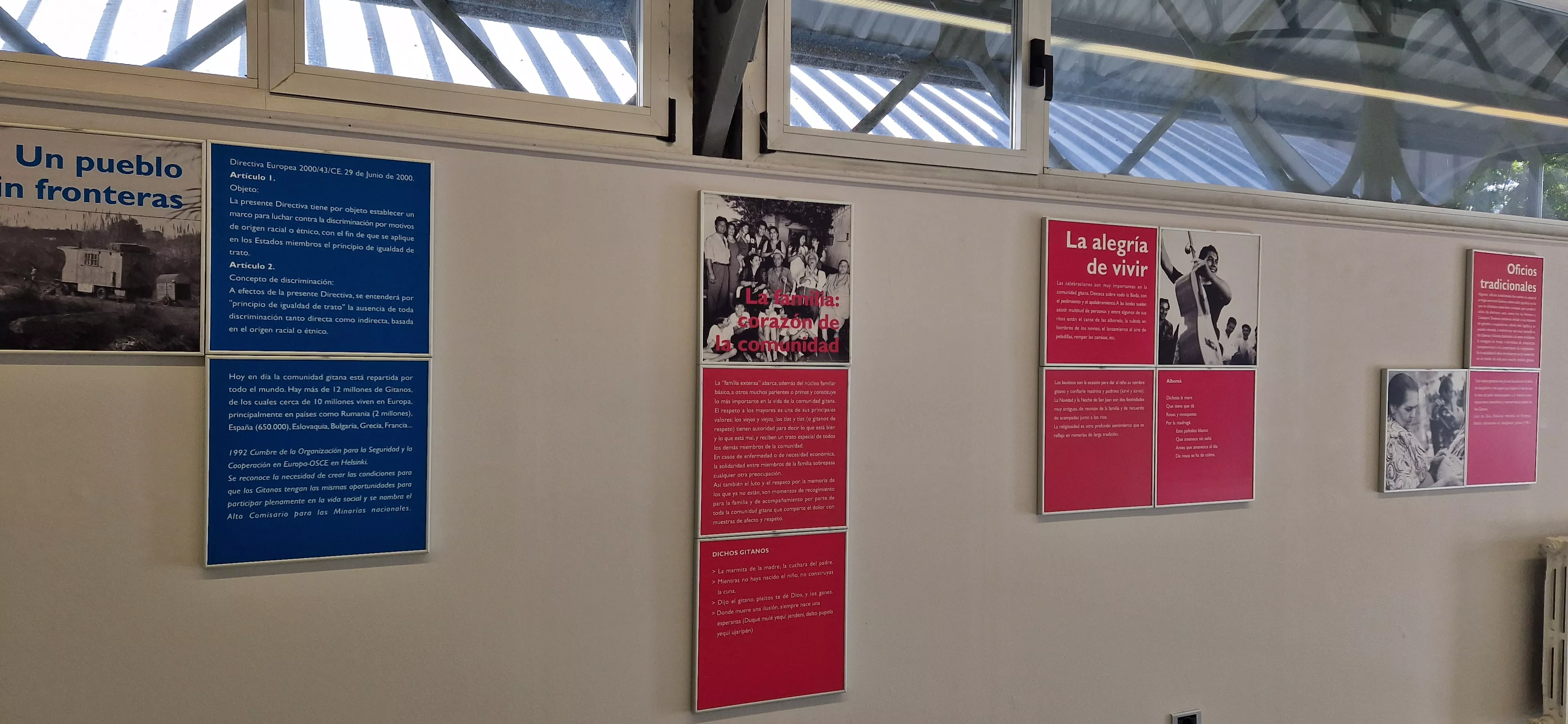 Exposición de la Fundación Secretariado Gitano en Periferias Gypsy 2023. Foto Myriam Martínez