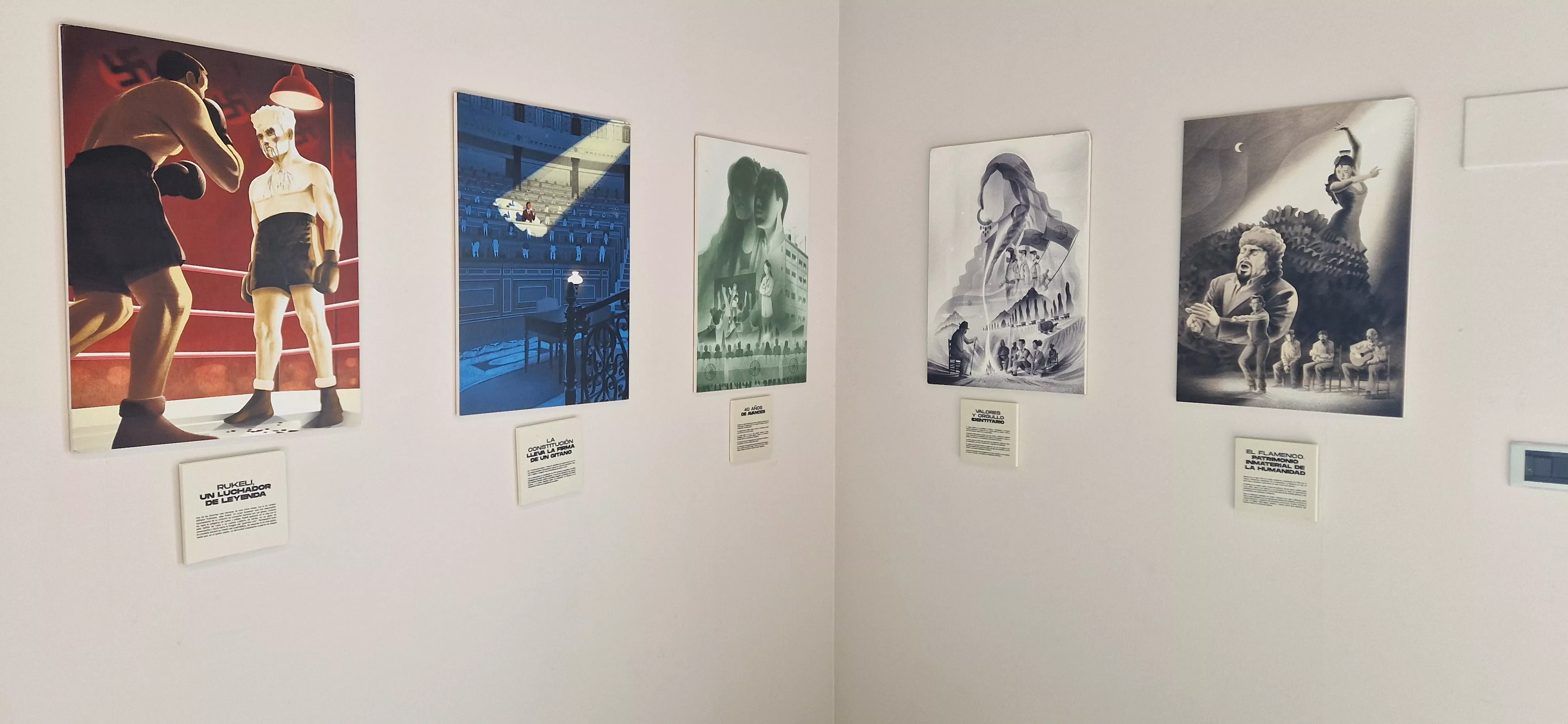 Exposición de la Fundación Secretariado Gitano en Periferias Gypsy 2023. Foto Myriam Martínez