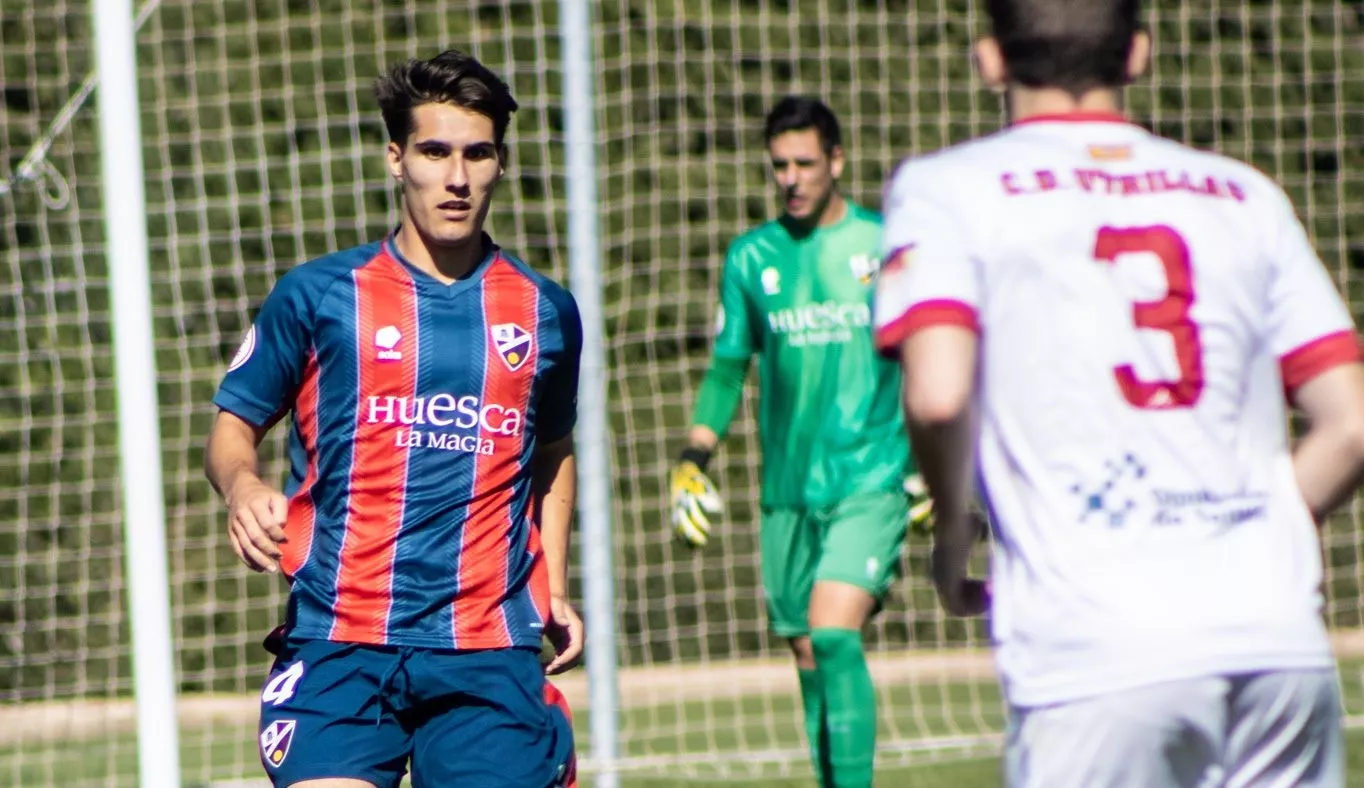 Foto de archivo de un partido del Huesca B.
