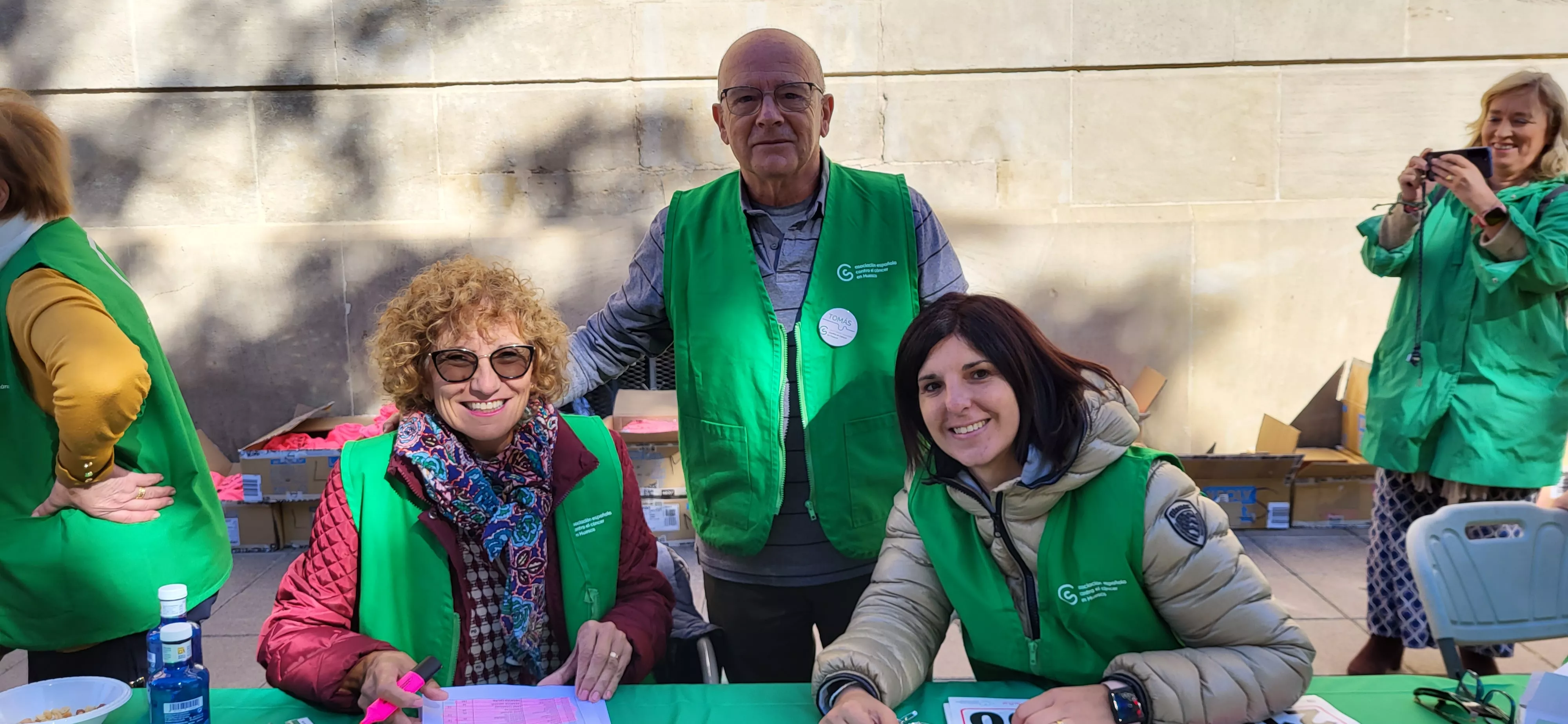 Retirada de dorsales para la Carrera Huesca Contra el Cáncer. Foto Mercedes Manterola