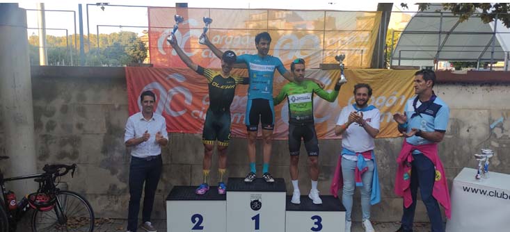 Podio en Monzón con Sancho tercero