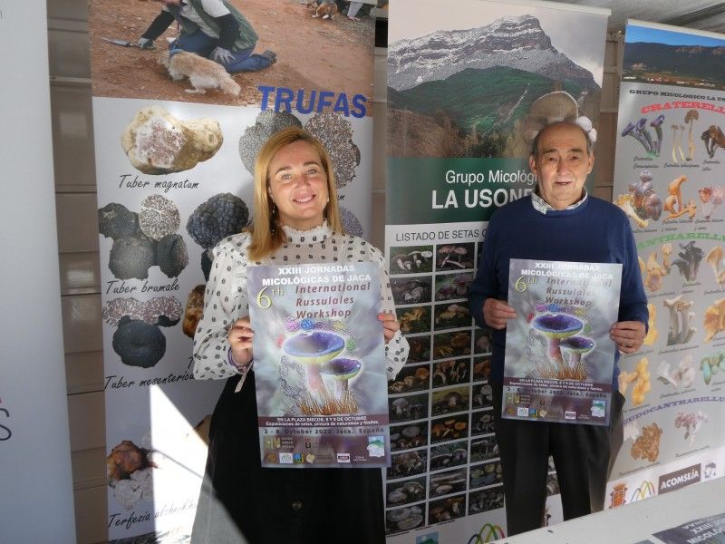 Olvido Moratinos y Joaquín Fernández han presentado las Jornadas Micológicas y un congreso internacional