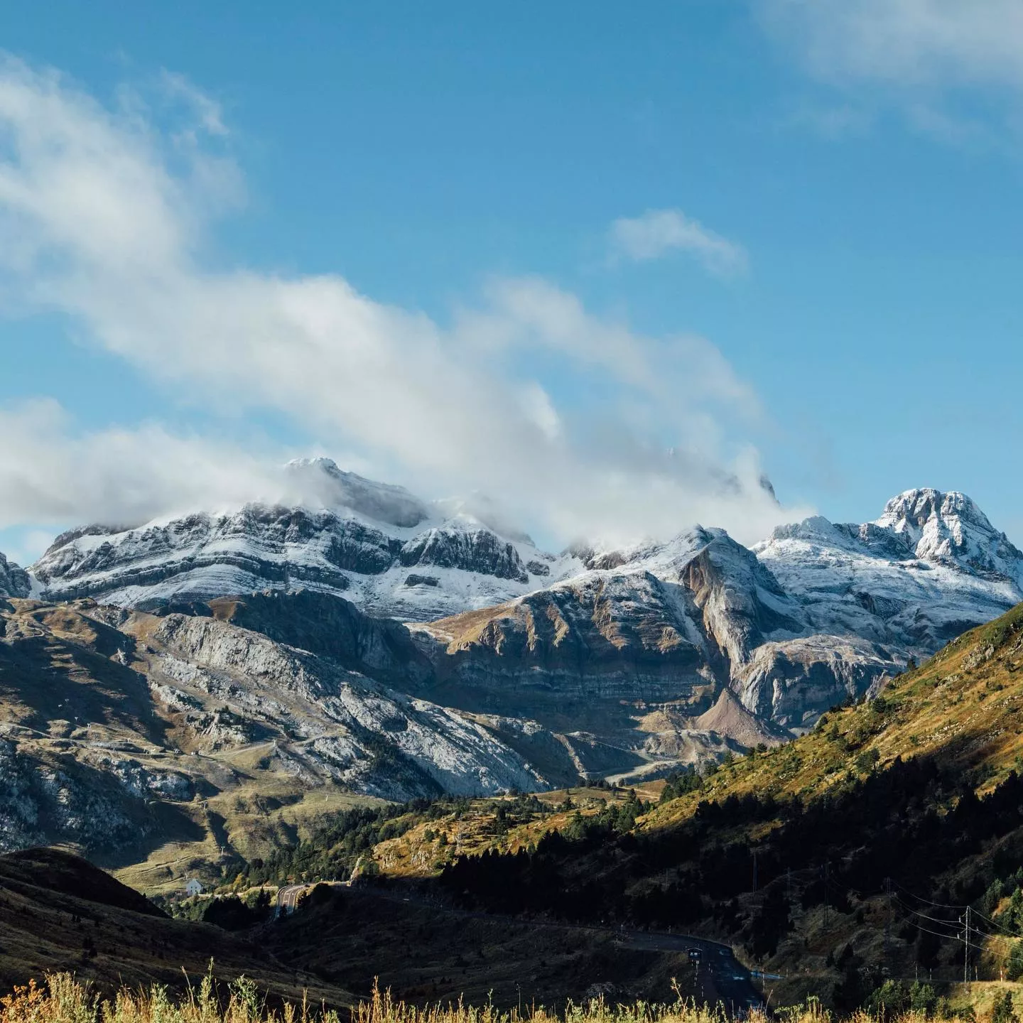 Nevada en Candanchú.