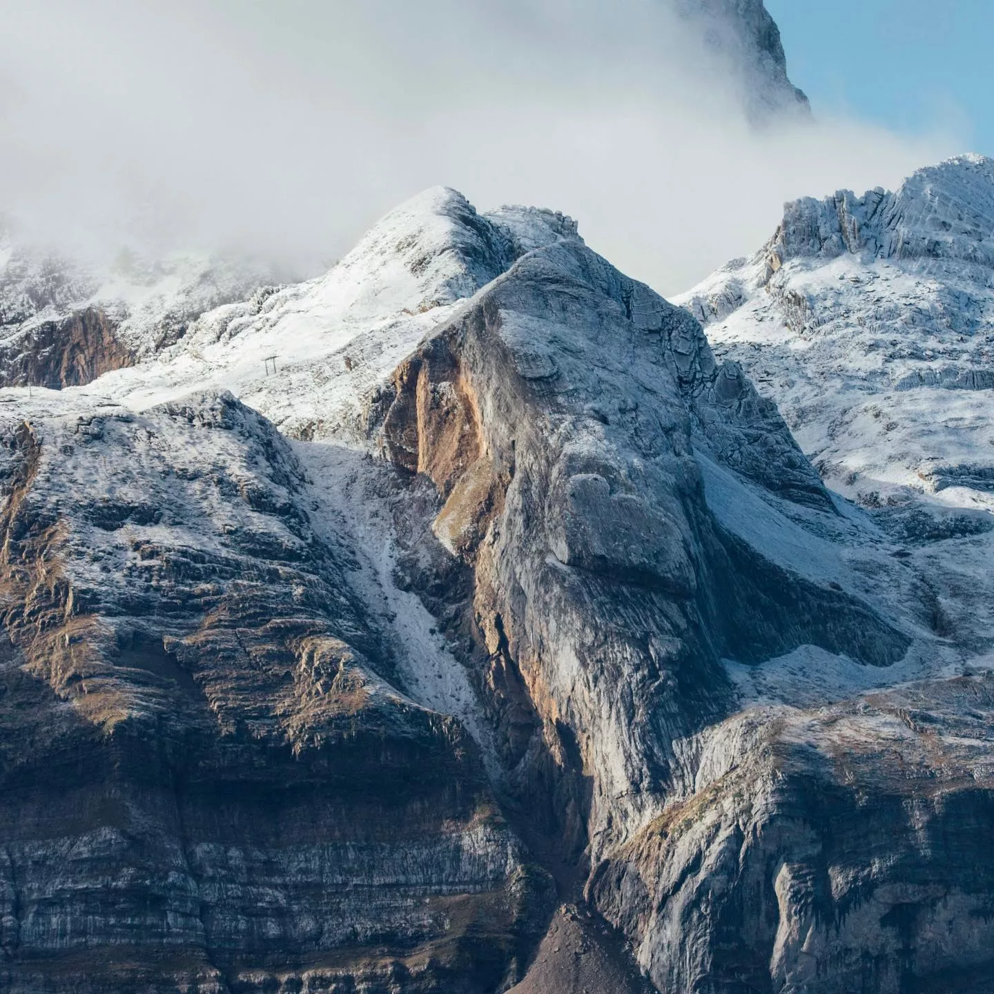 Nevada en Candanchú.