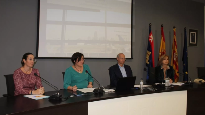 Beatriz Oliván, Patricia Rivera, Ángel Luis Monge y Mercedes Zubiri de Salinas Beatriz Oliván, Patricia Rivera, Ángel Luis Monge y Mercedes Zubiri de Salinas