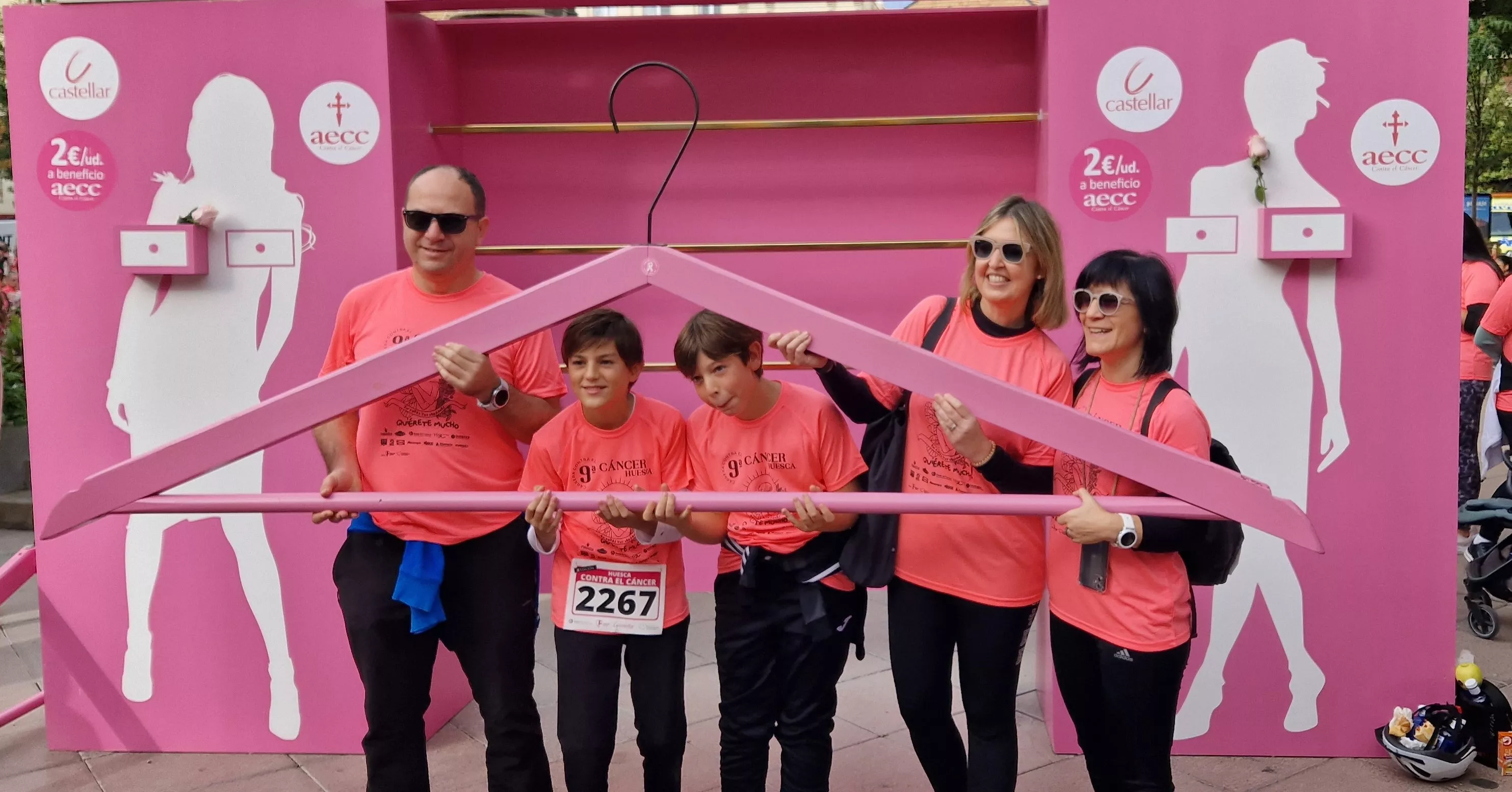 Photocoll de la IX Carrera Huesca Contra el Cáncer. Foto Myriam Martínez 