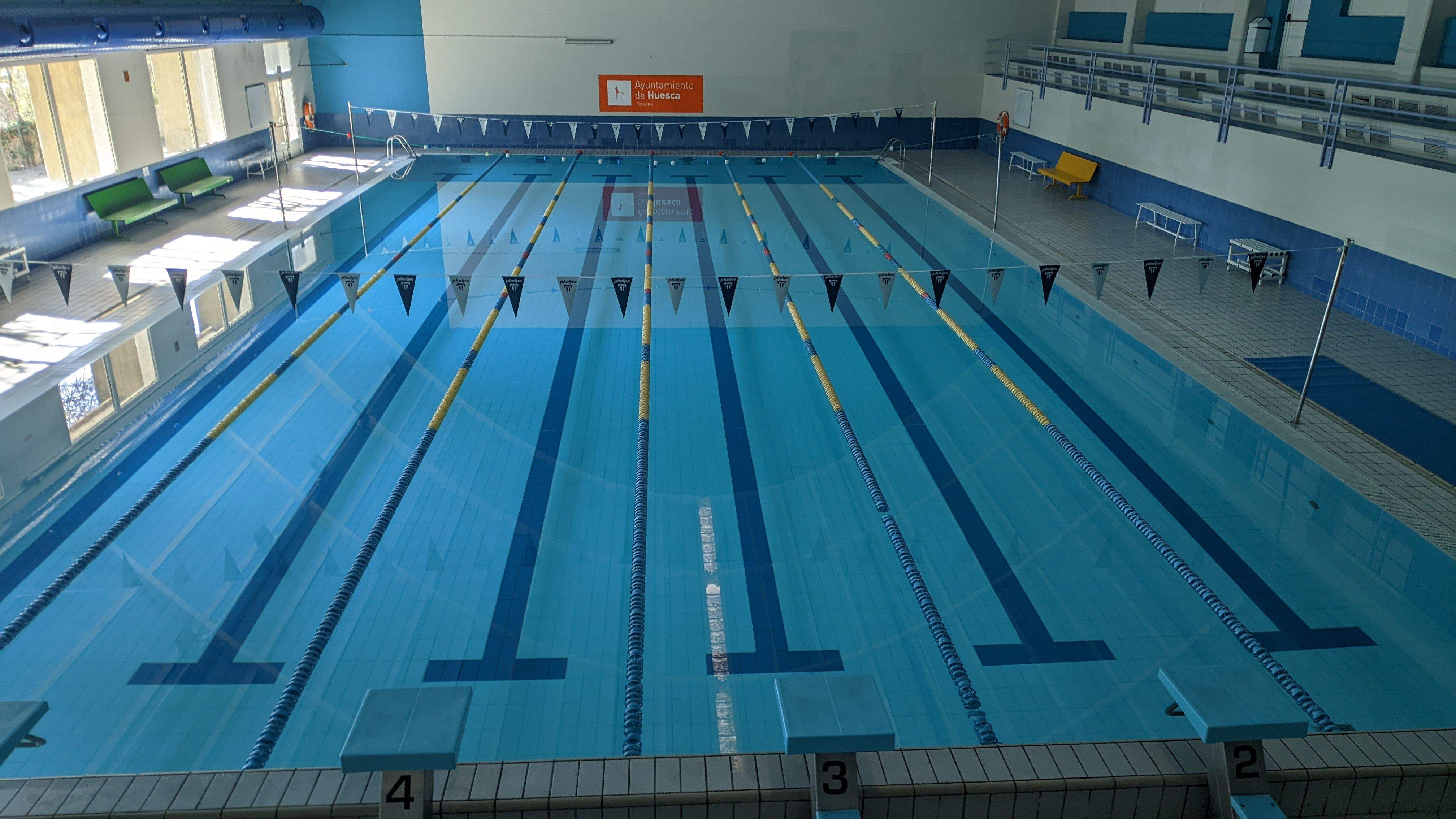Foto de archivo de la piscina El Parque de Huesca.