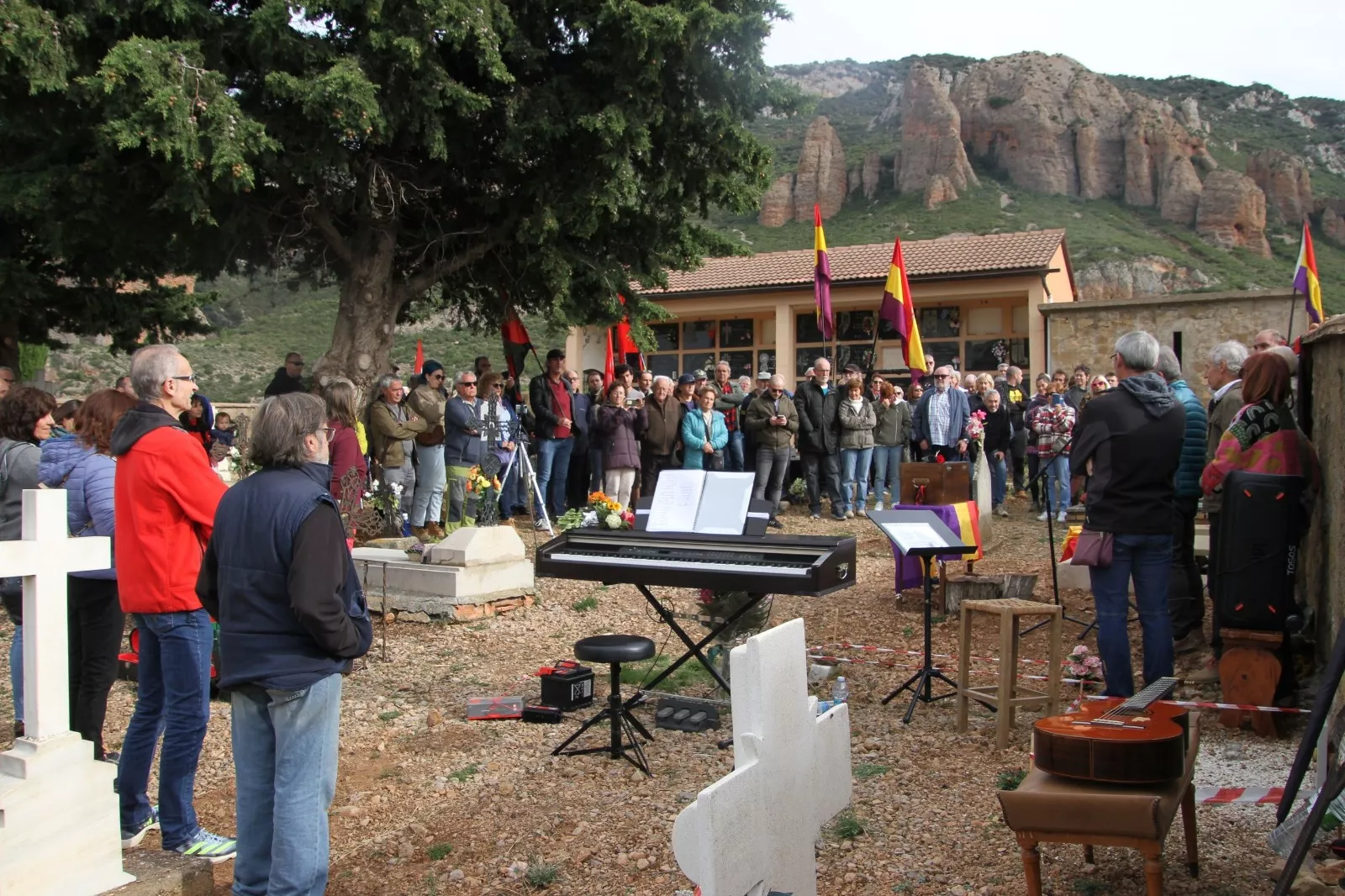 Regreso a Riglos de los resto de Sebastián Bretos Pérez. Foto Carlos Neofato