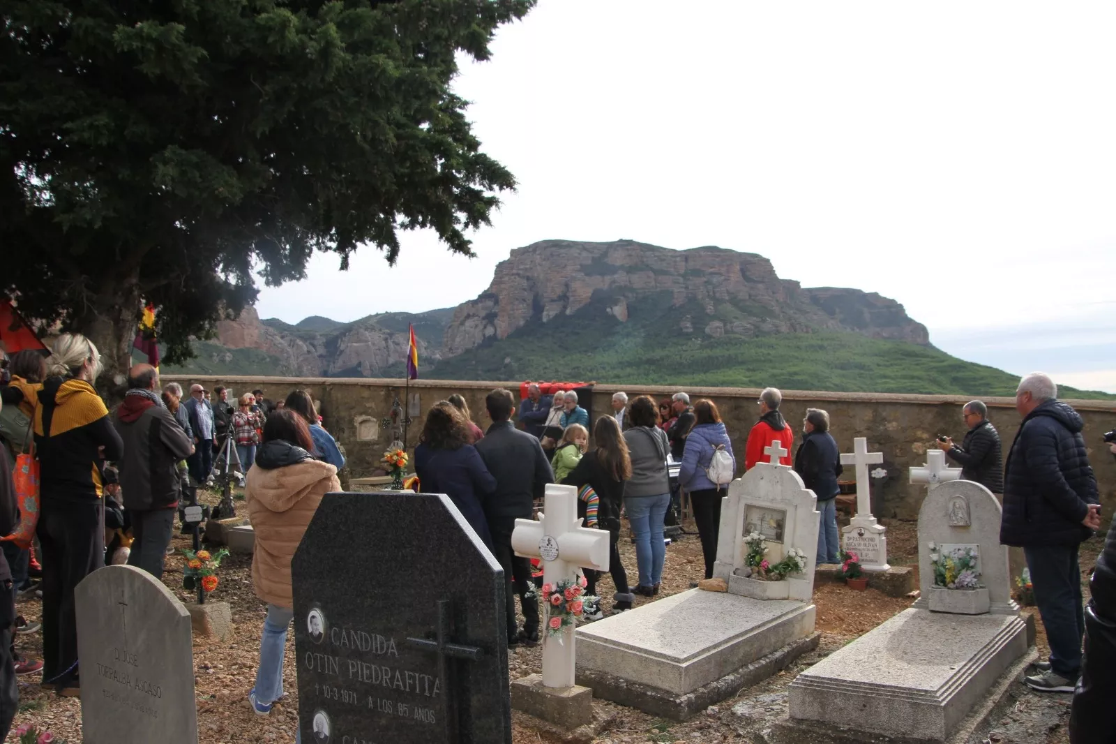 Regreso a Riglos de los resto de Sebastián Bretos Pérez. Foto Carlos Neofato