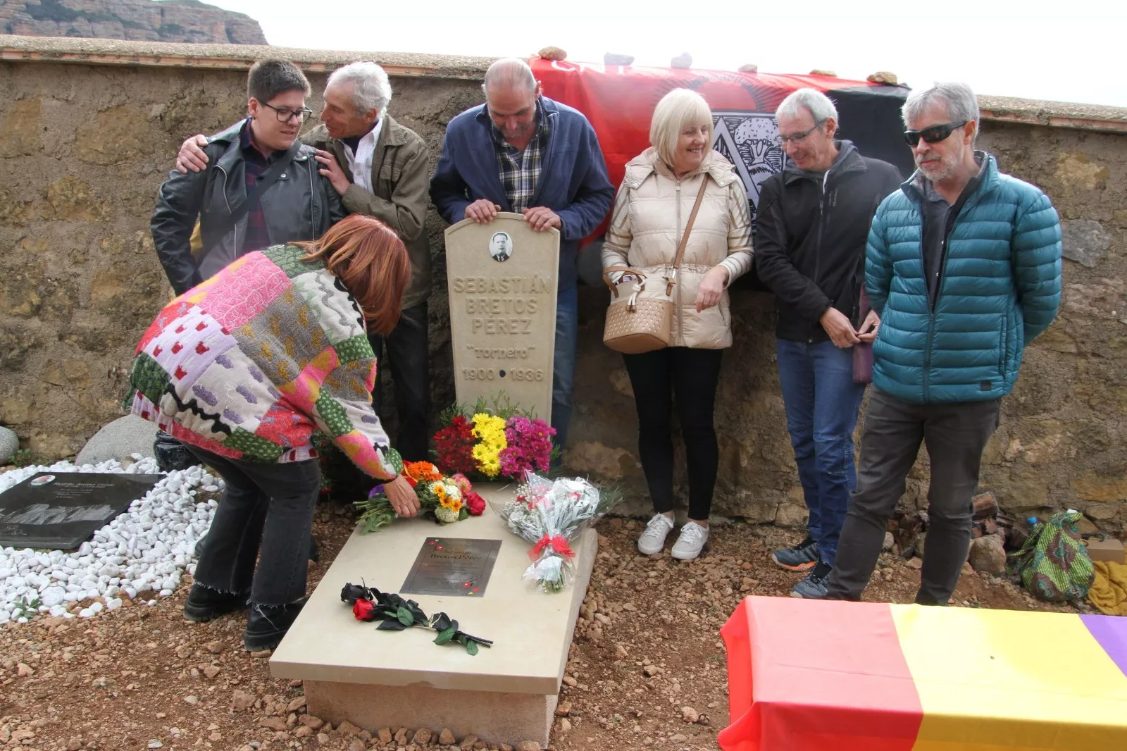 Regreso a Riglos de los resto de Sebastián Bretos Pérez. Foto Carlos Neofato
