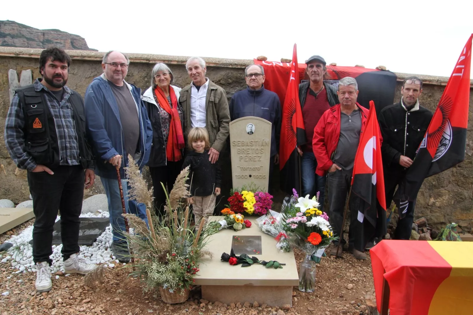 Regreso a Riglos de los resto de Sebastián Bretos Pérez. Foto Carlos Neofato