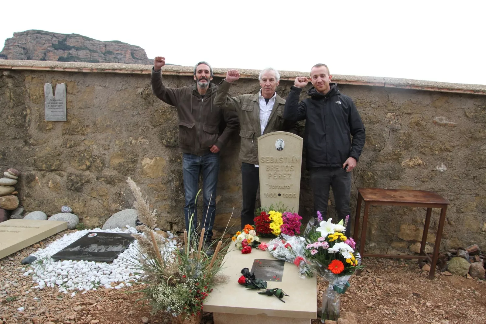 Regreso a Riglos de los resto de Sebastián Bretos Pérez. Foto Carlos Neofato
