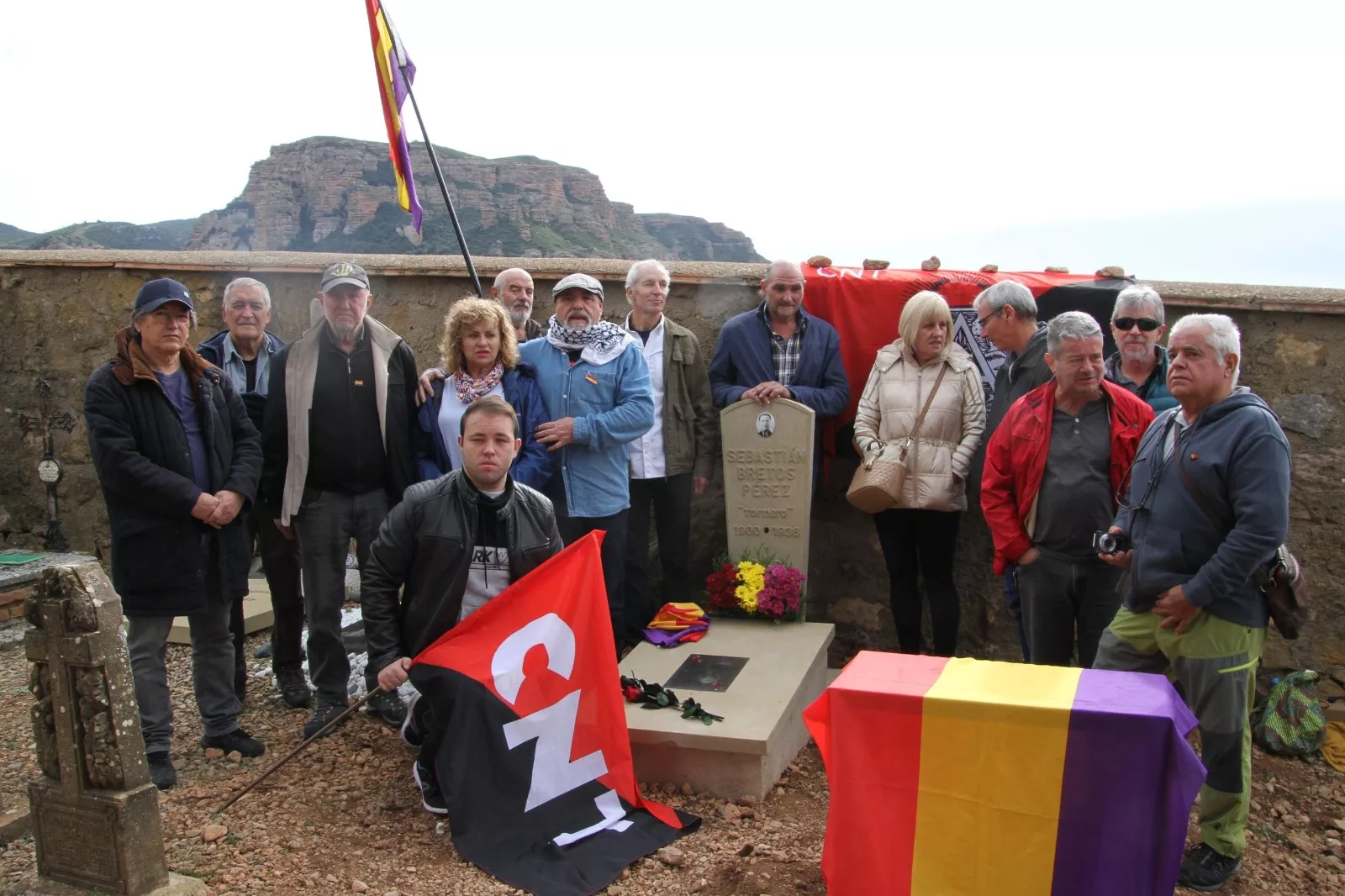 Regreso a Riglos de los resto de Sebastián Bretos Pérez. Foto Carlos Neofato
